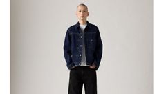Type I Selvedge Denim Trucker Jacket — New Selvedge Rinse - Dark Wash 2