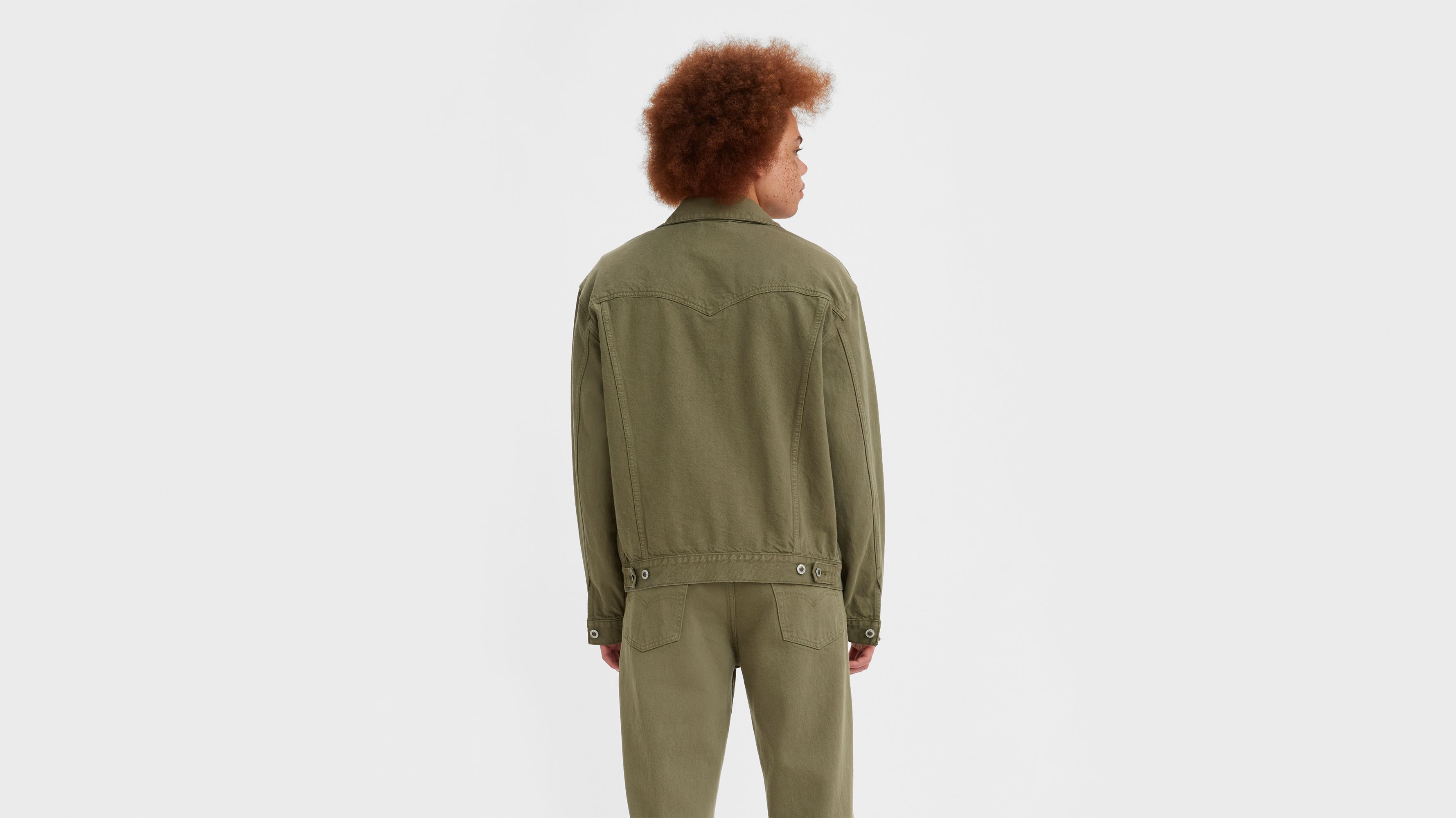 Levi's® X Bape Split Trucker Jacket - Green