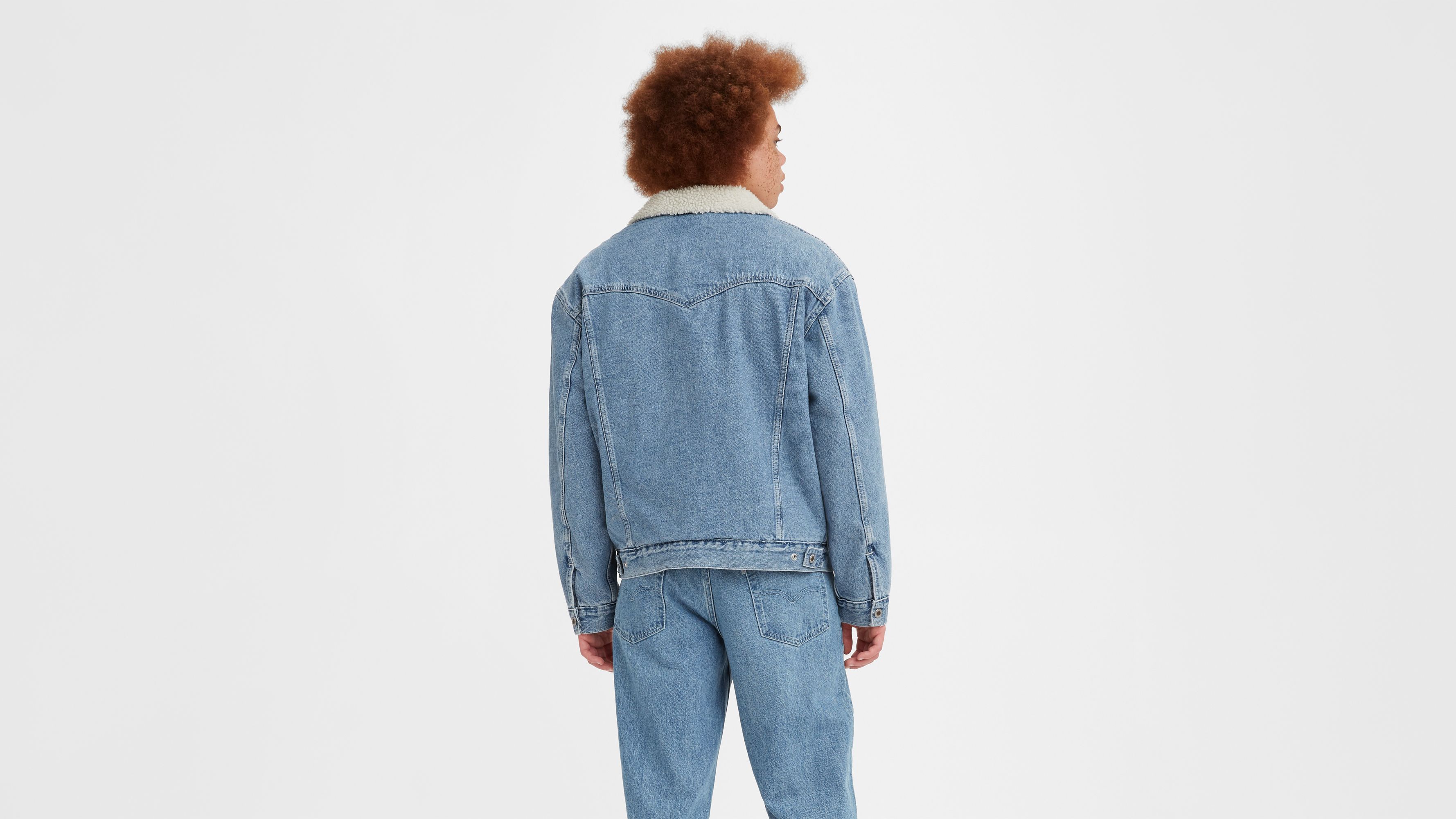 Sherpa Trucker Jacket - Medium Wash | Levi's® US