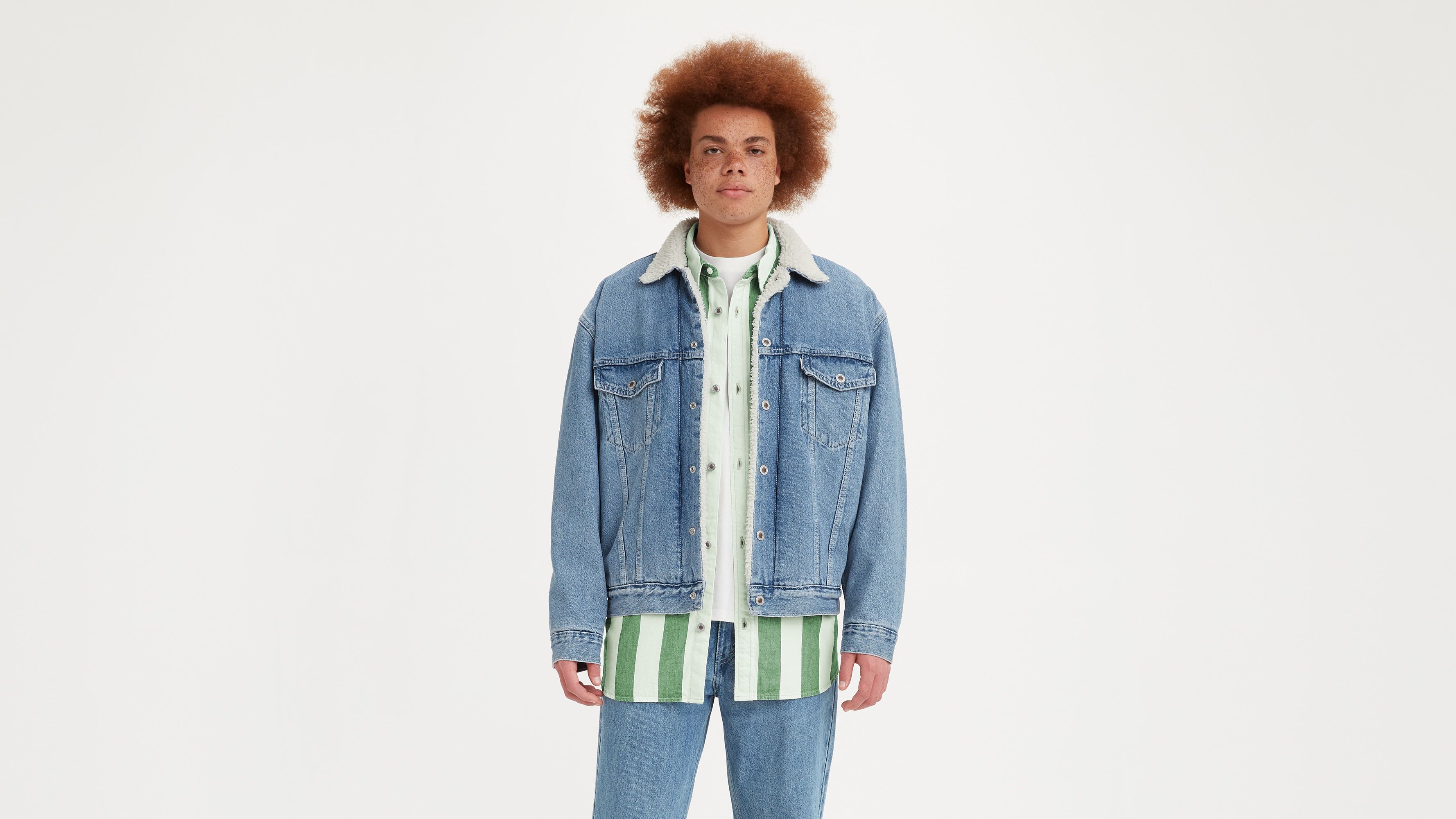 Sherpa Trucker Jacket - Medium Wash | Levi's® US