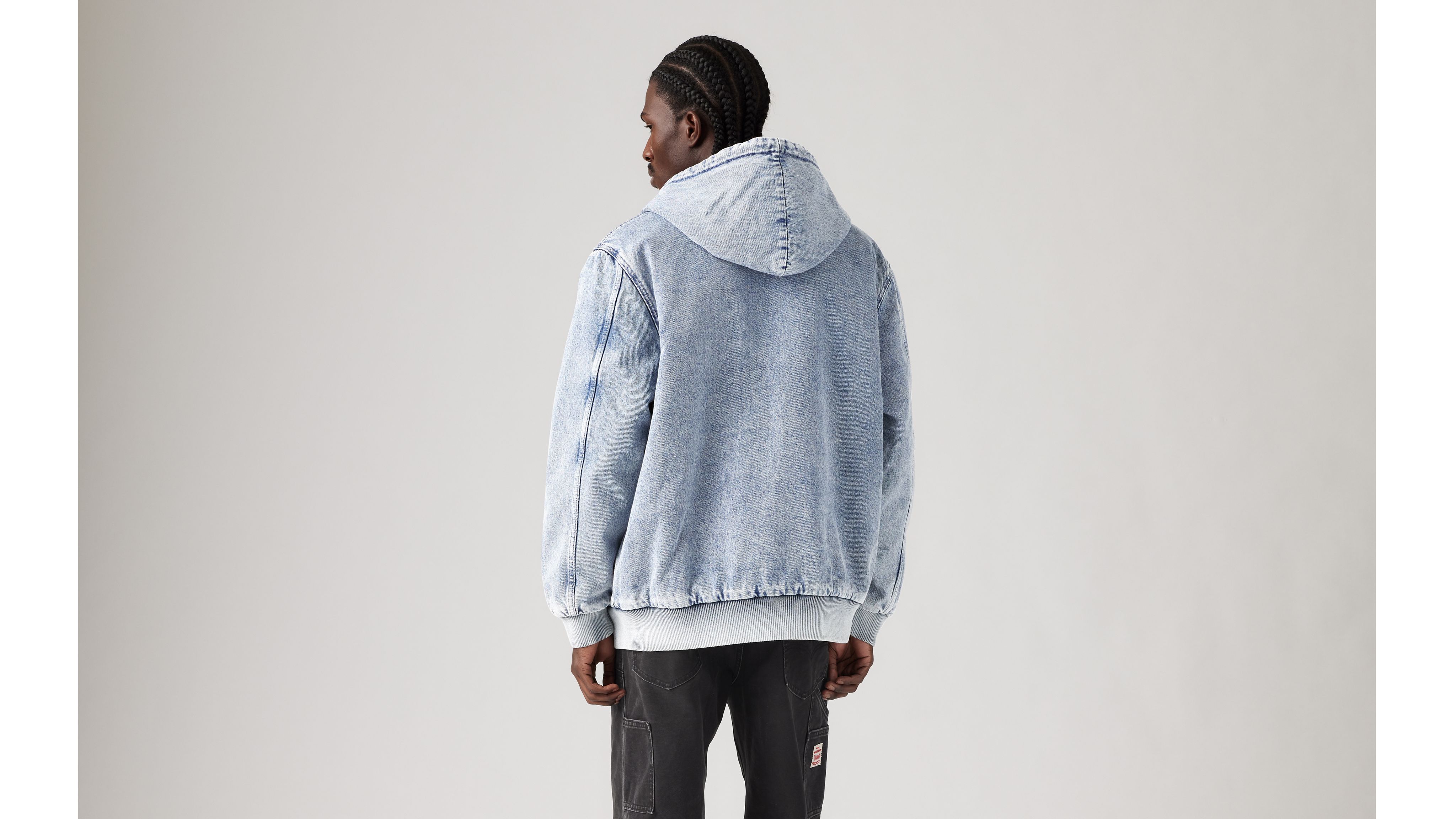 Hoodie denim clearance