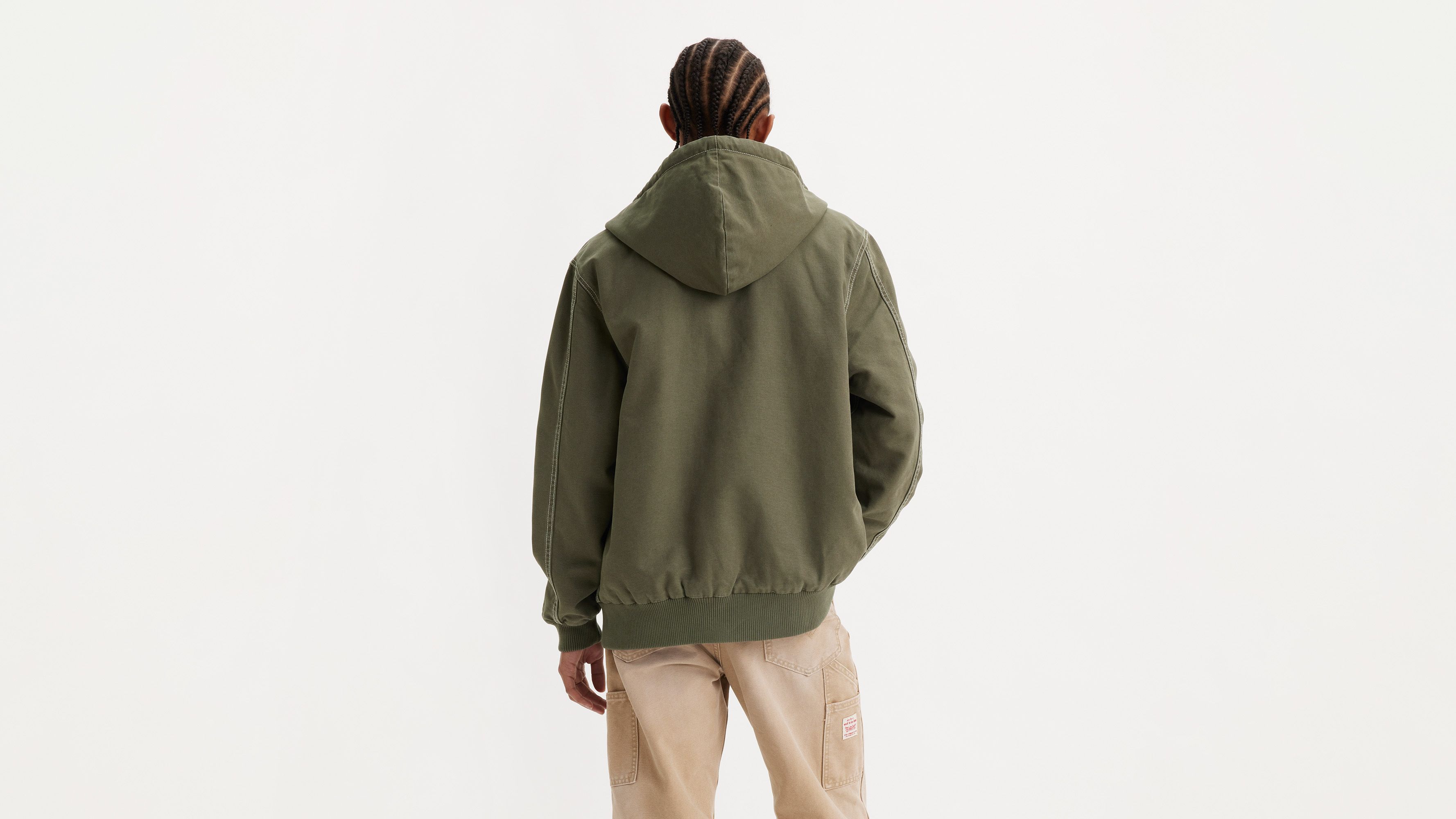 Potrero Denim Hoodie Jacket - Green | Levi's® US