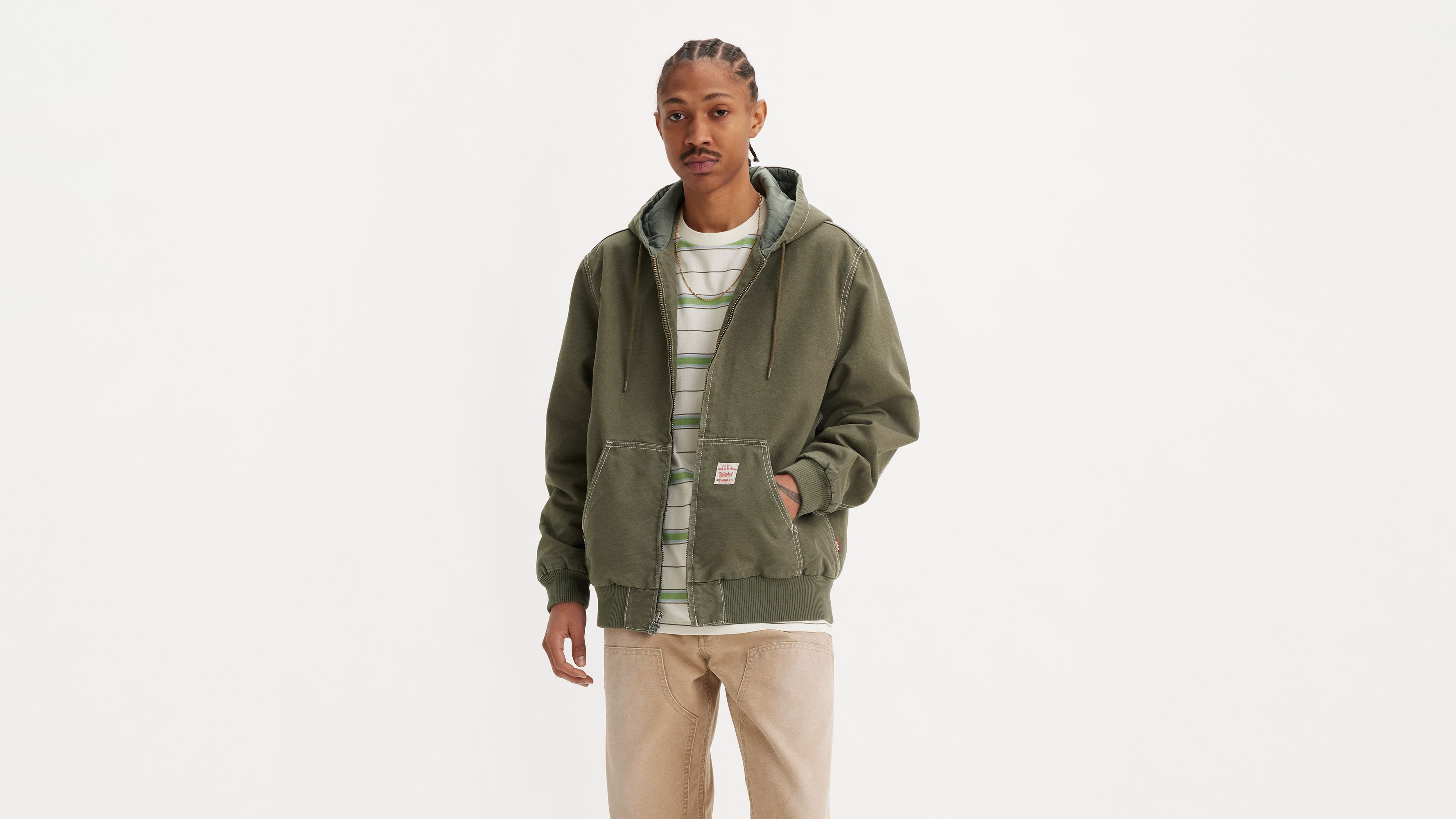 Y-3 GFX hooded jacket - Green