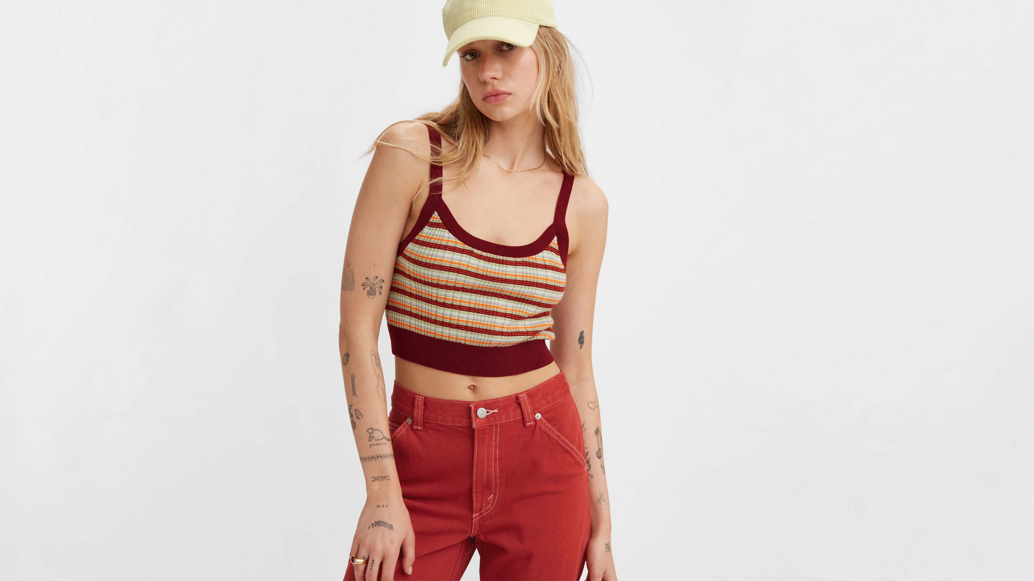 Levis hot sale crop jumper