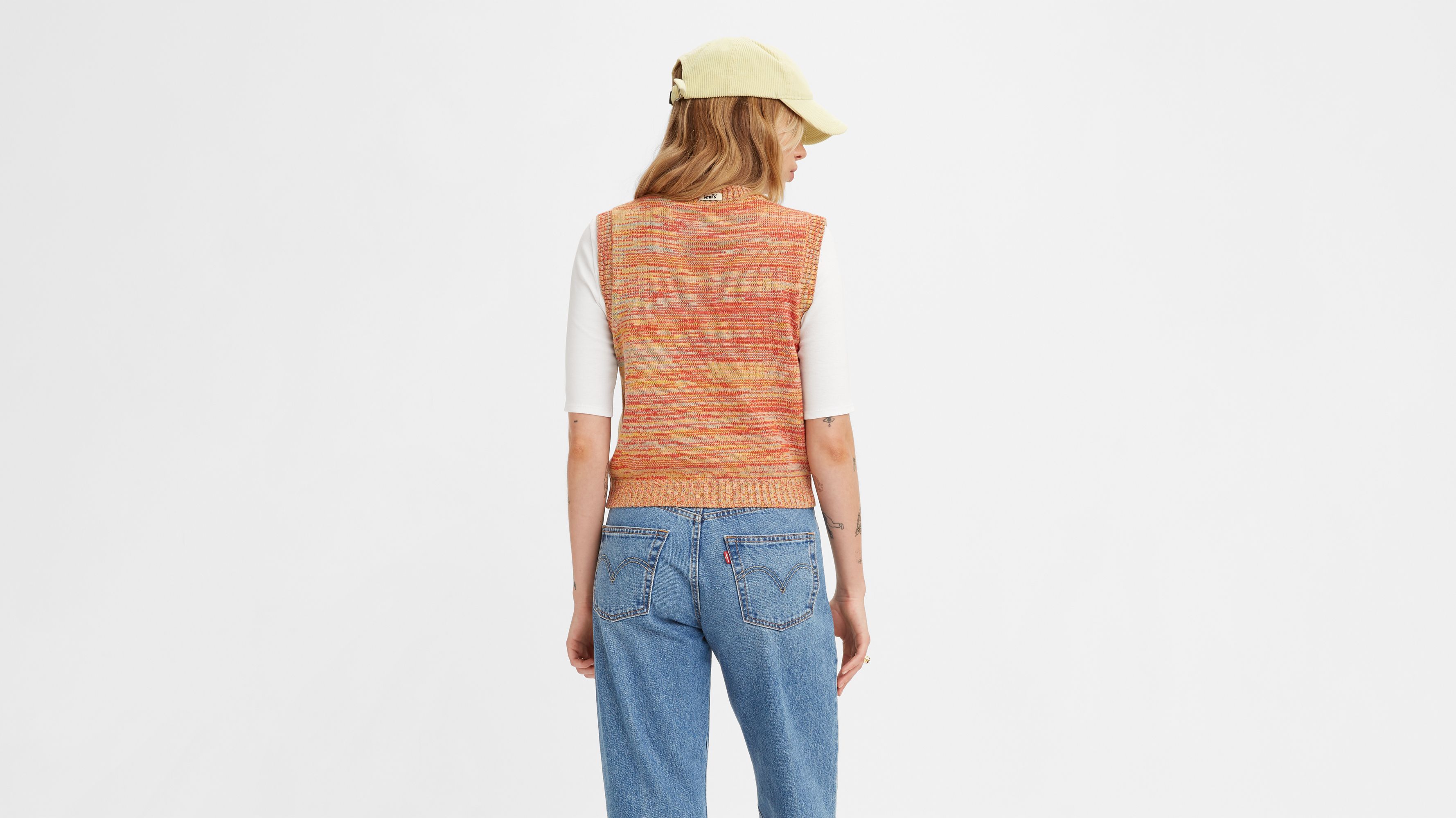リーバイス Levis 【 Roddy Sweater Vest Women 】 ファッション レディースファッション トップス ベスト ジレ レディー Amazon | [リーバイス] ベストセーター RODDY SWEATER VEST