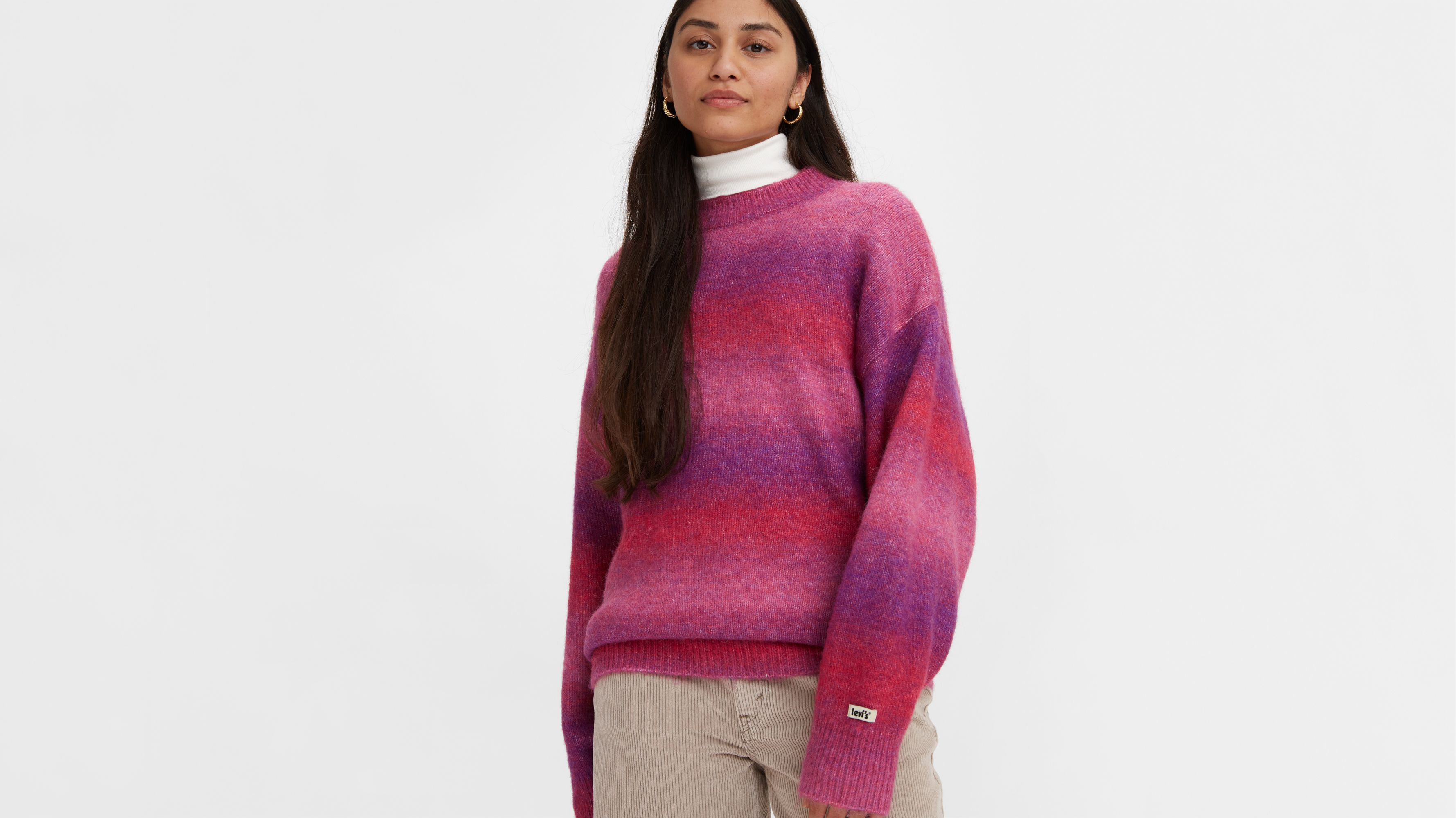 Plantkunde januari langs Cloud Crewneck Sweater - Pink | Levi's® US