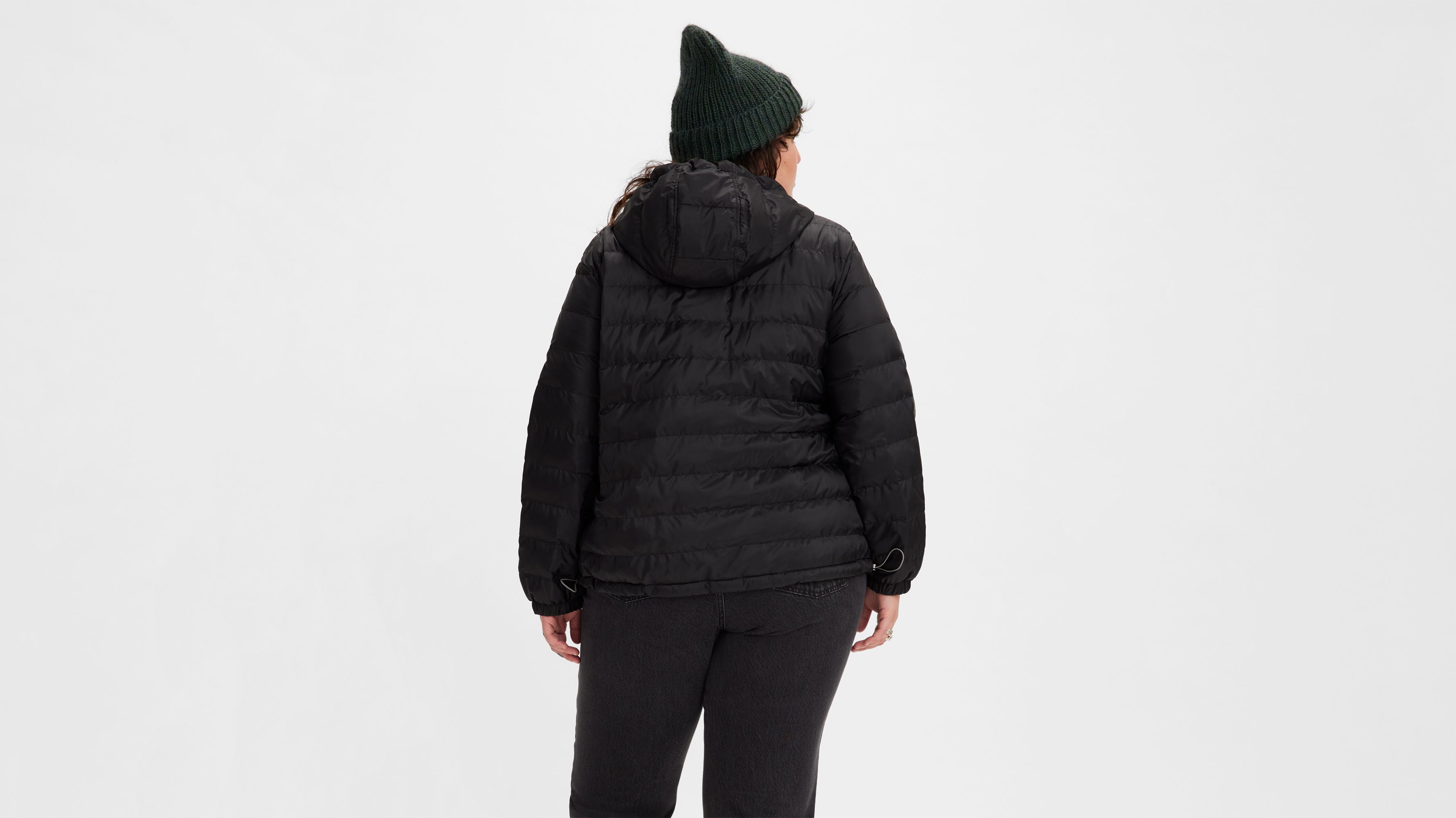 Edie Packable Jacket - Black