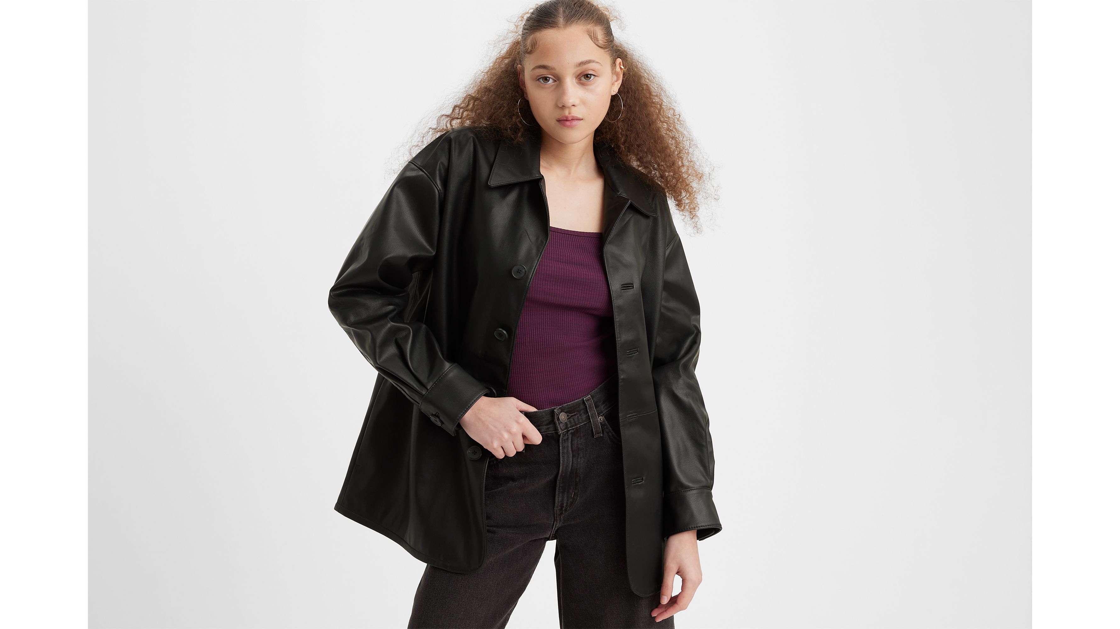 Amelie Leather Blazer 1