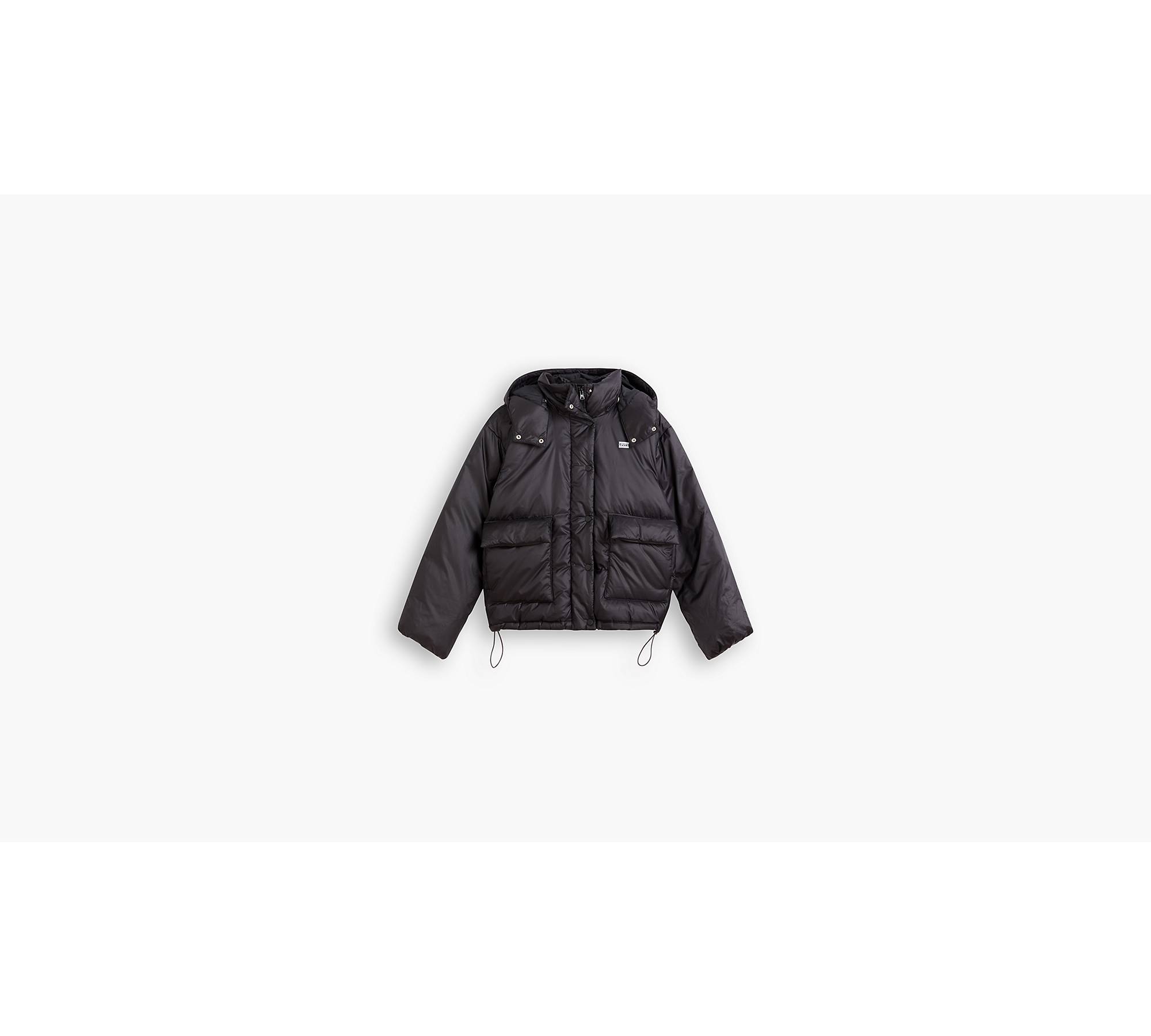 Luna Core Puffer Short Jacket - Black | Levi's® GB