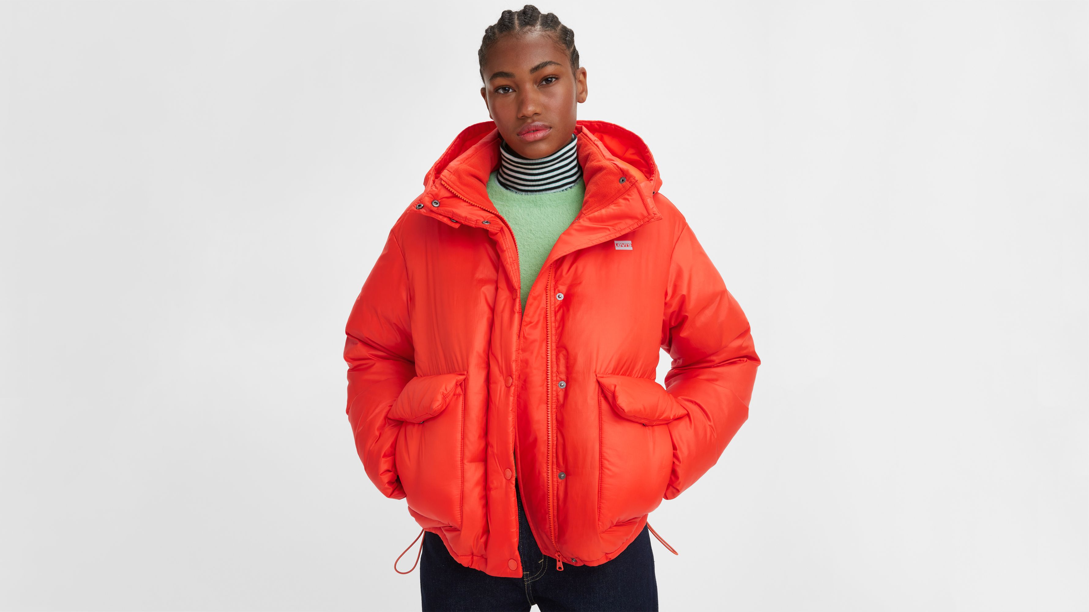 Luna Core Puffer Jacket Levis Luna Coat Levis Down Jacket New Arrivals