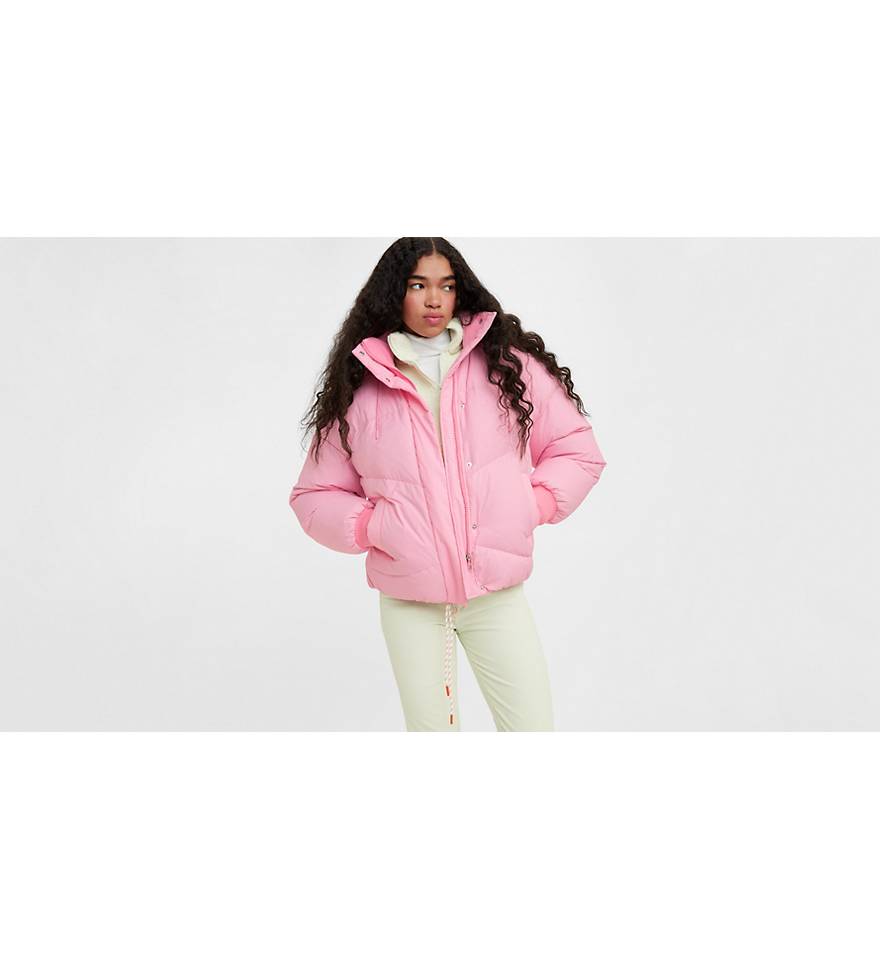 Baby Bubble Puffer Jacket - Pink | Levi's® US