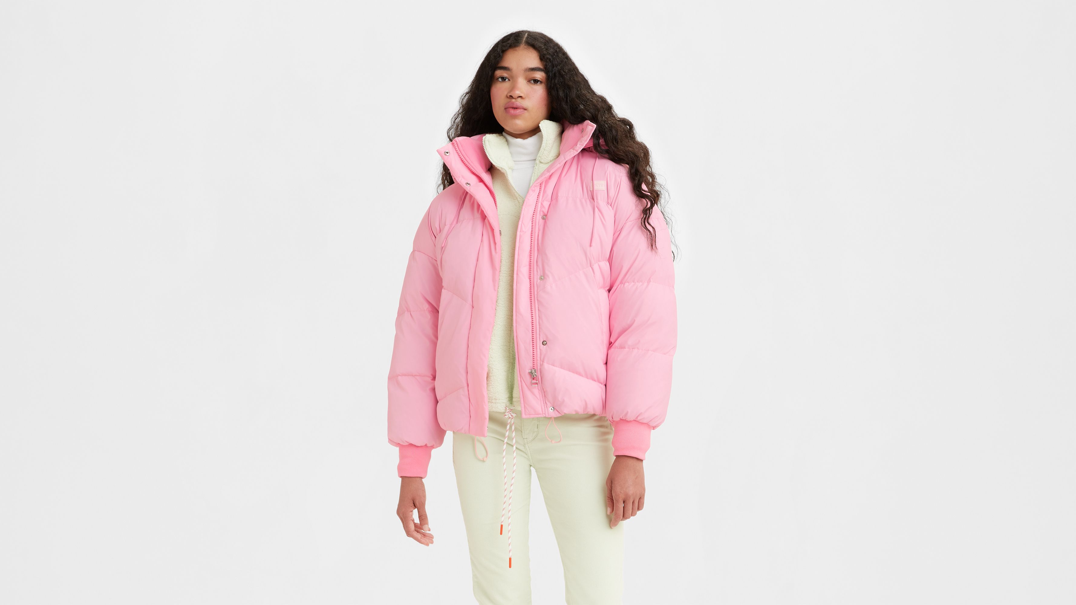 Baby Bubble Puffer Jacket - Pink | Levi's® CA