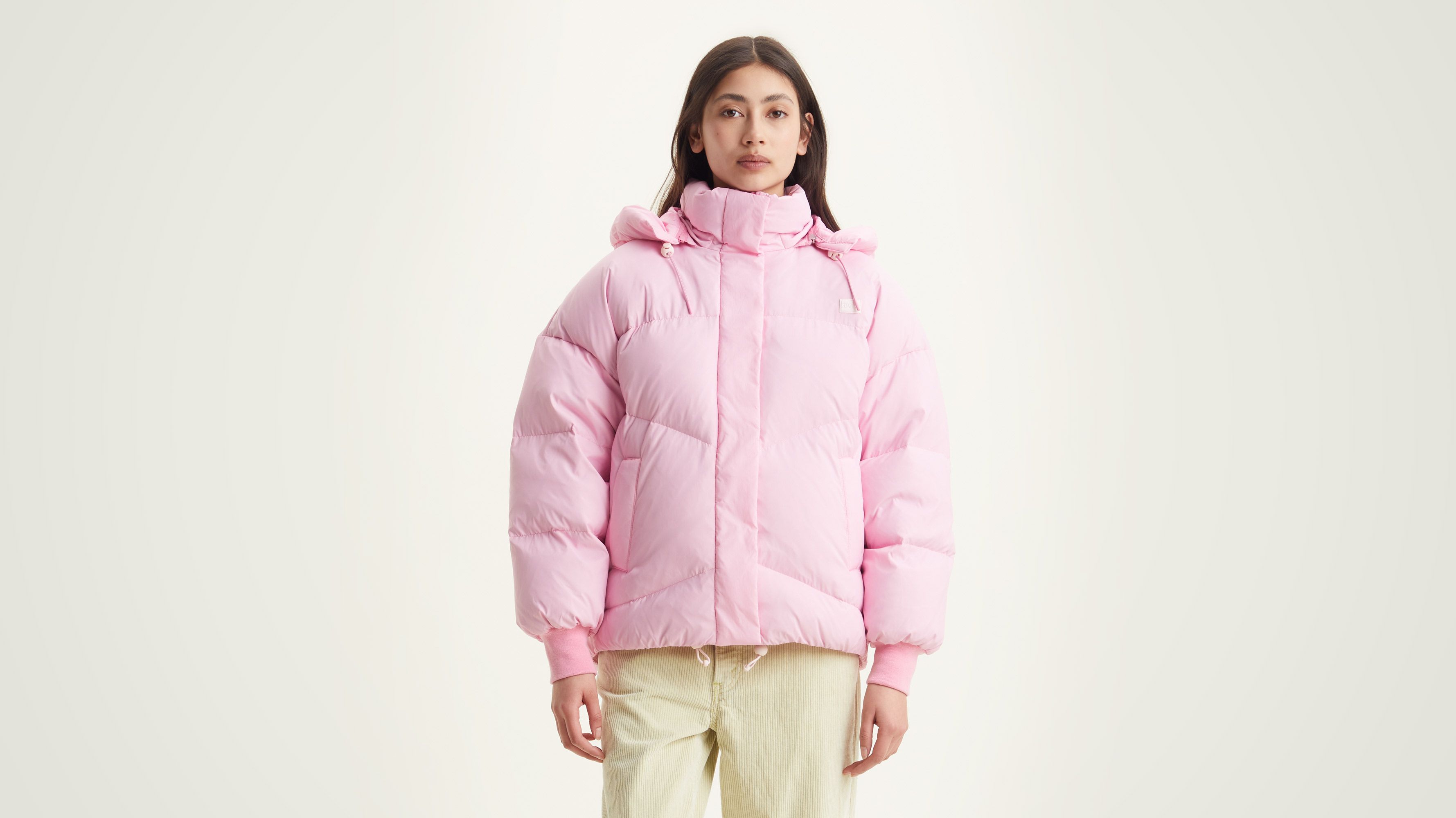 Baby pink 2025 padded jacket