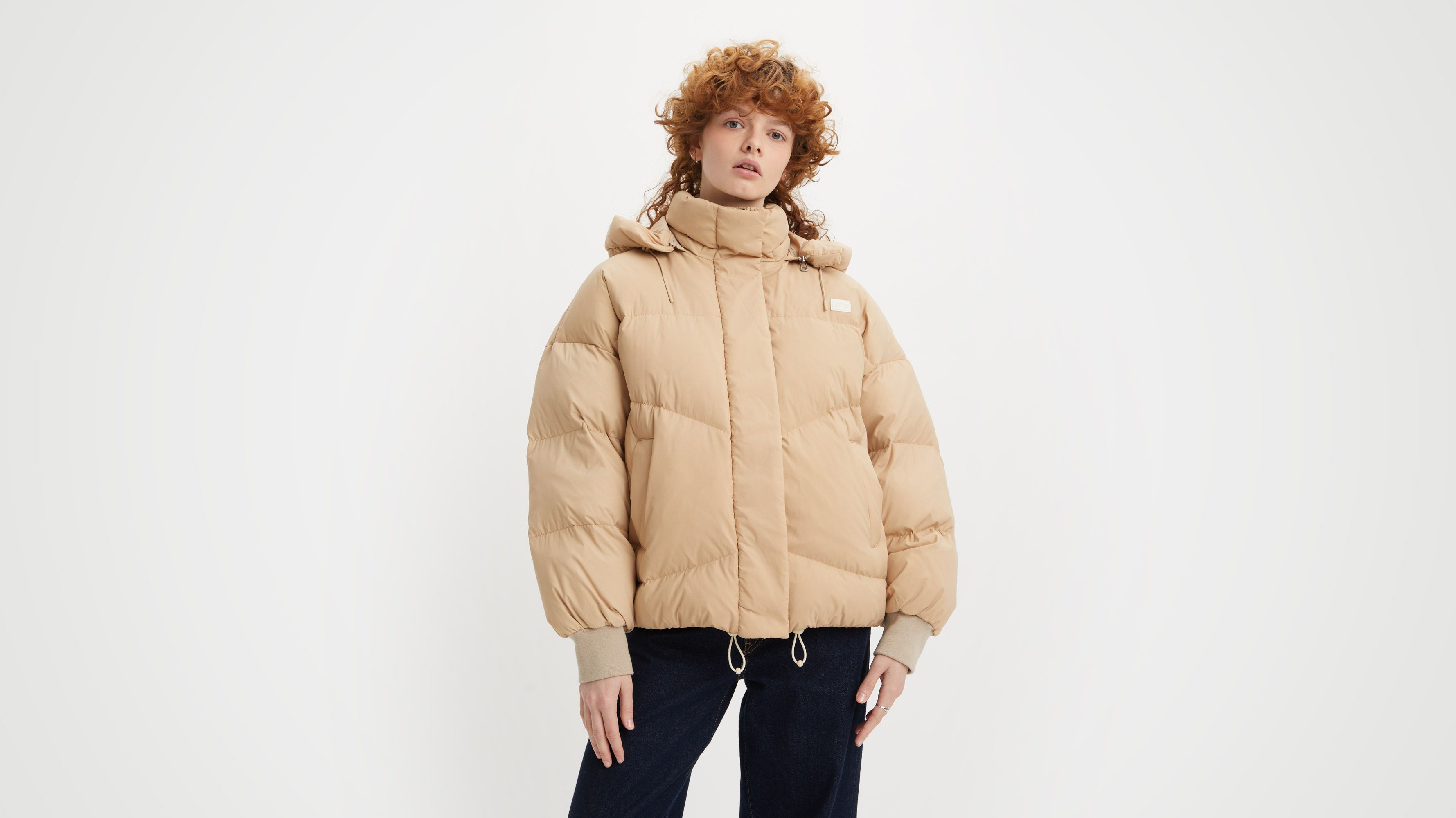 Anya puffer outlet coat levis