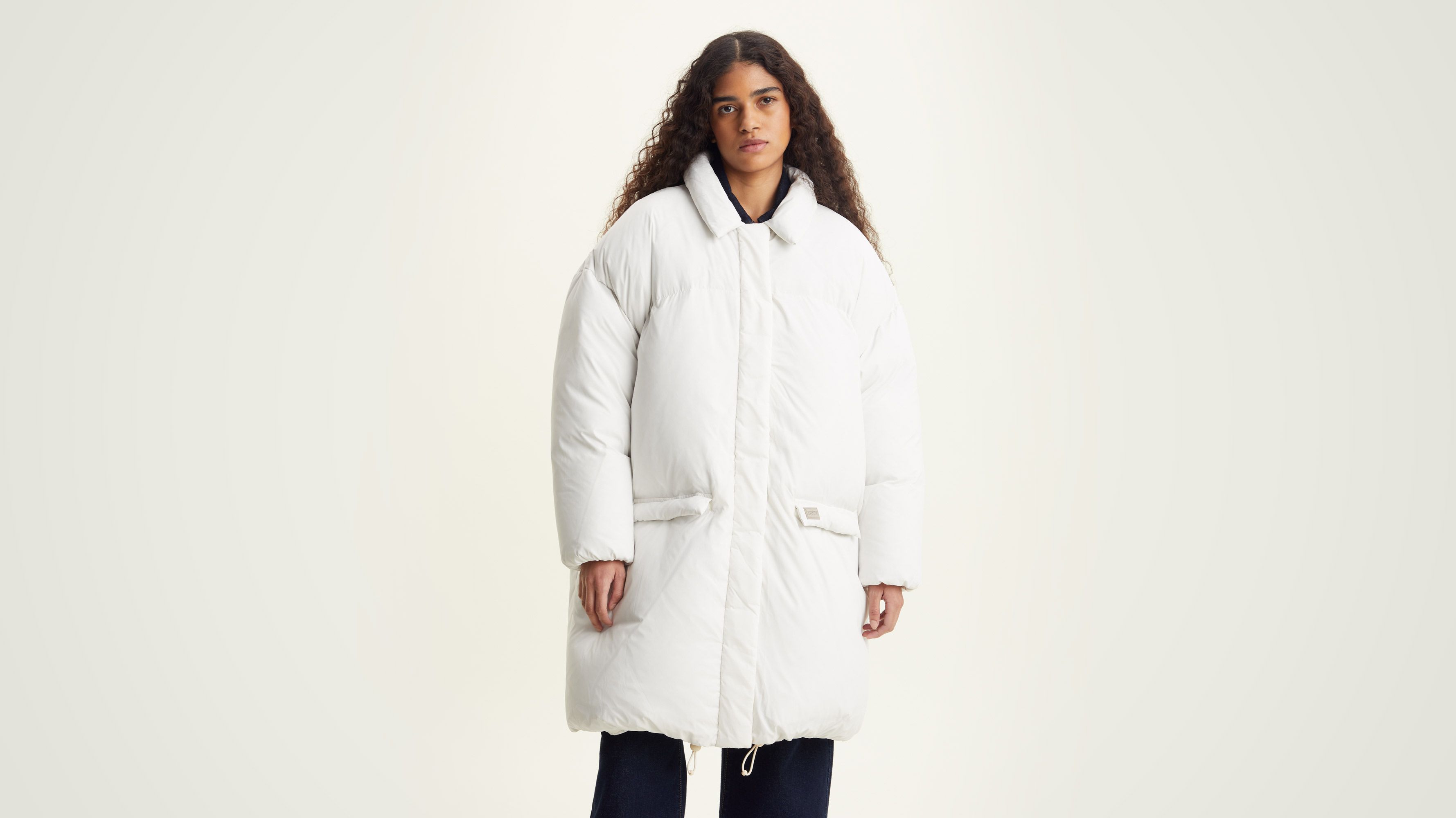 【bibiy】 LYATAILOREDJACKET ホワイト Xl Bubble Puffer - White | Levi's® XK