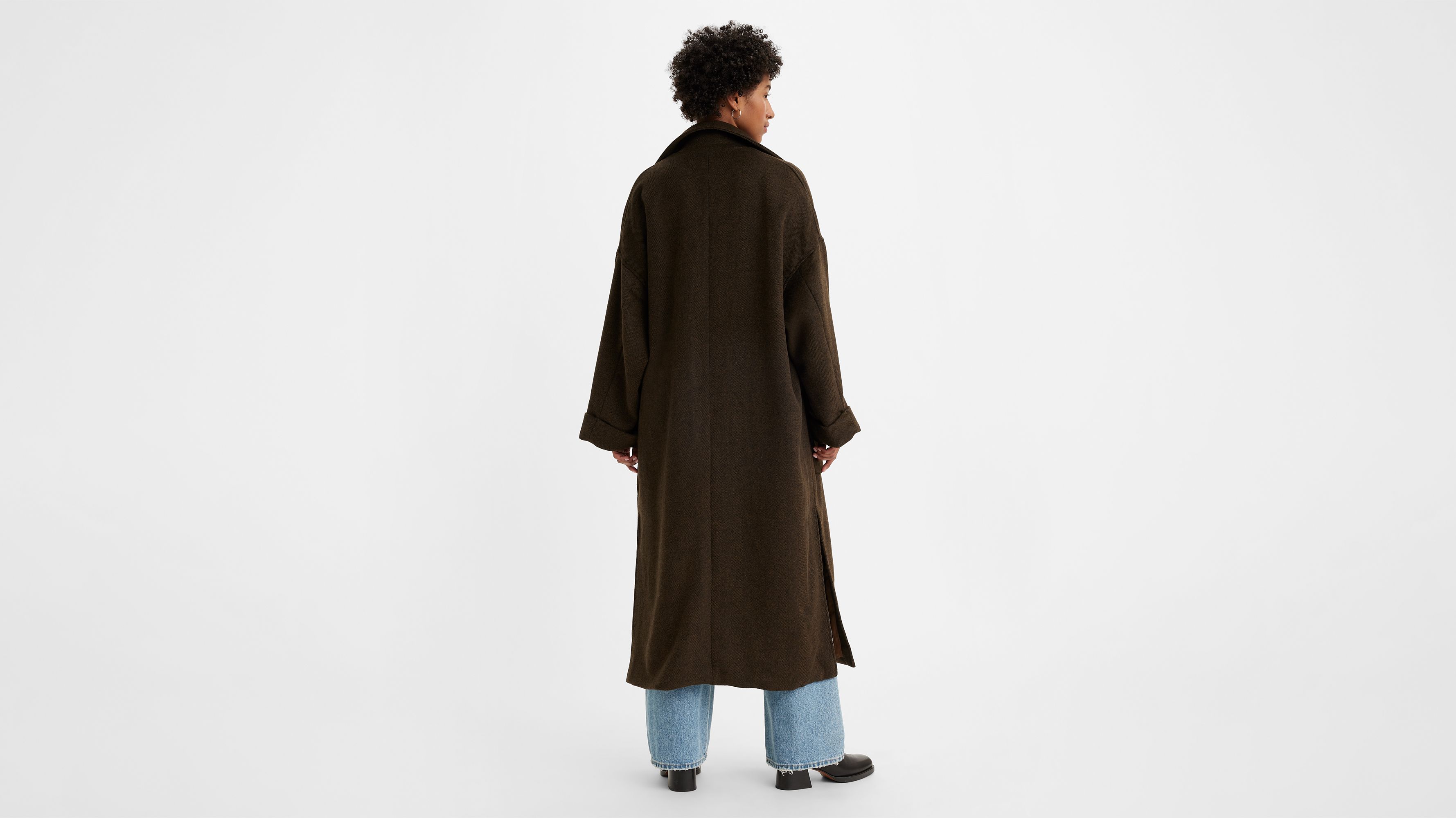Parker Wooly Oversized Coat - Brown | Levi's® US