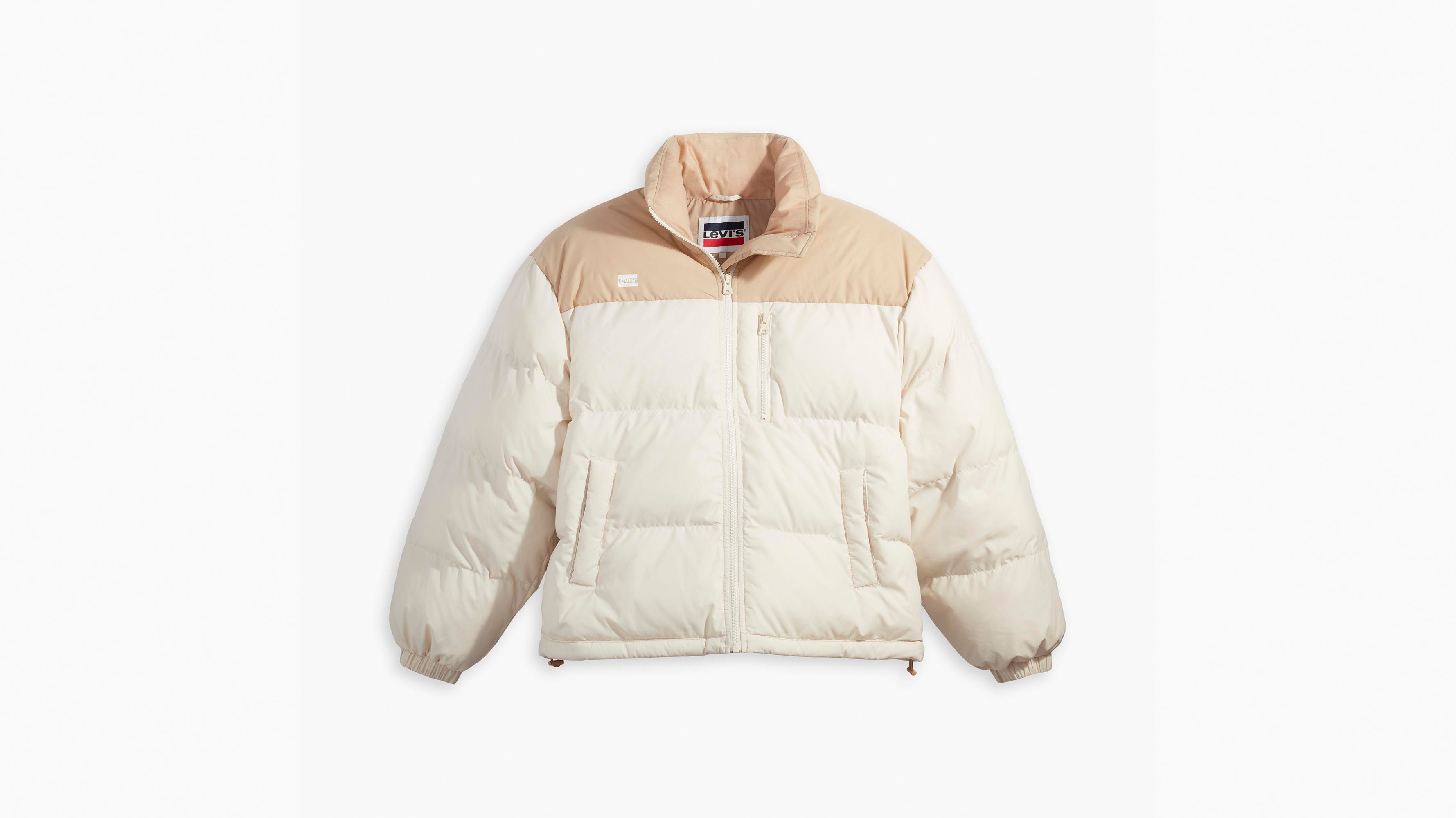 Levi's リーバイス ダウンジャケット NOE SHORT PUFFER Noe Short Puffer Jacket - Neutral | Levi's® IT