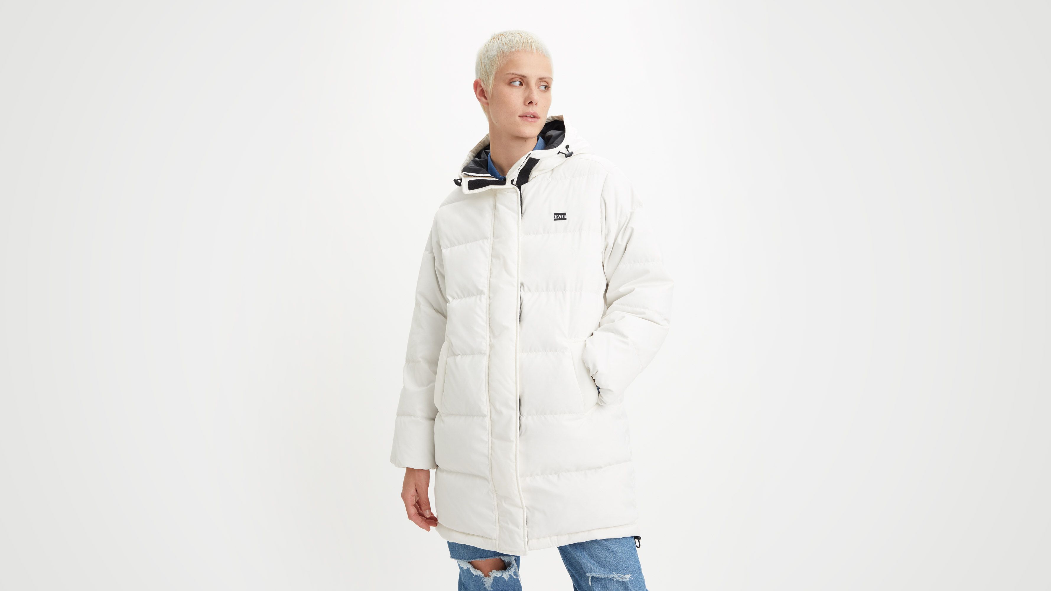 Chaqueta mediana acolchada Larkin 1