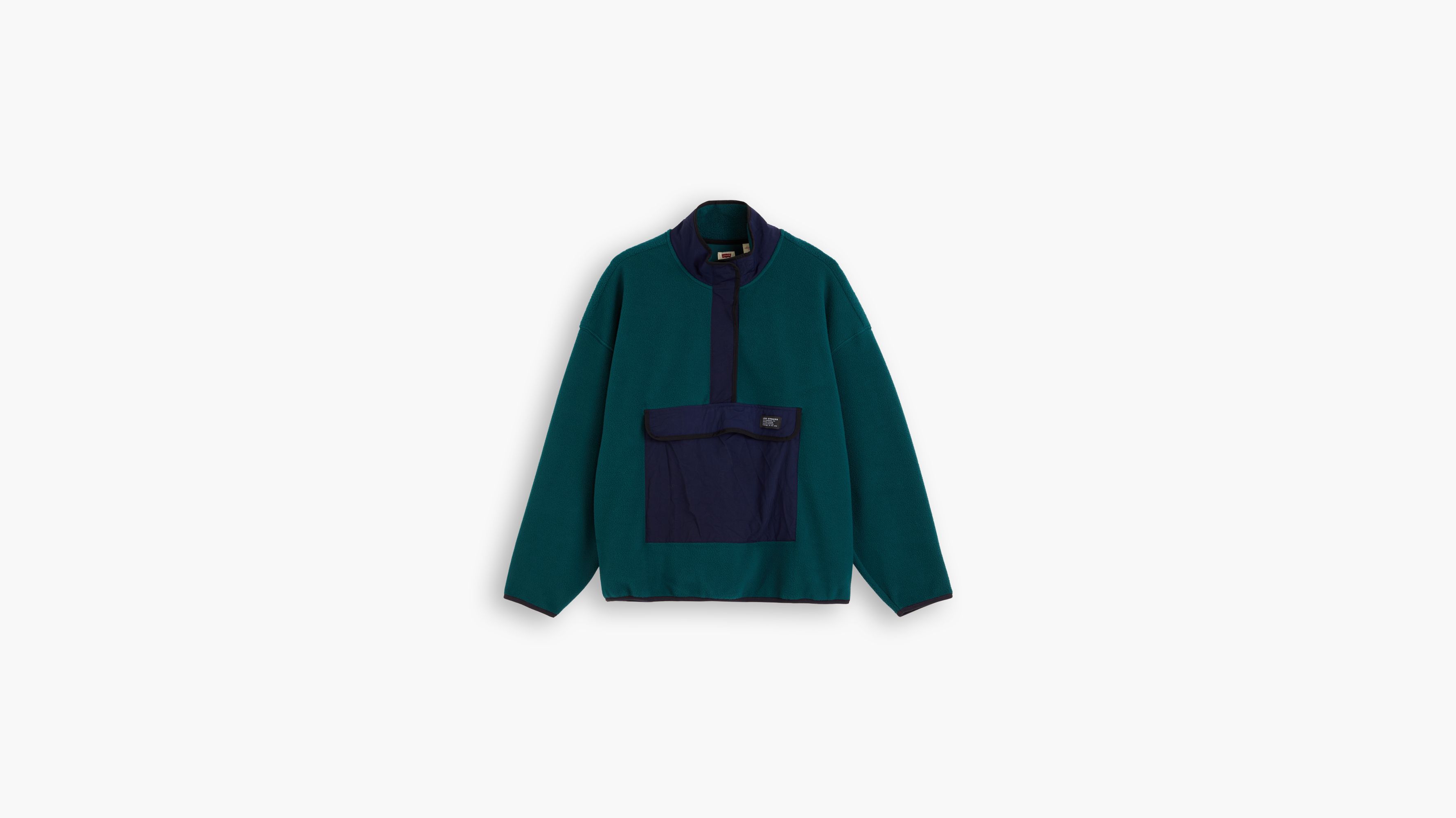 Polar Fleece Mock Neck Sweatshirt - Green | Levi's® US