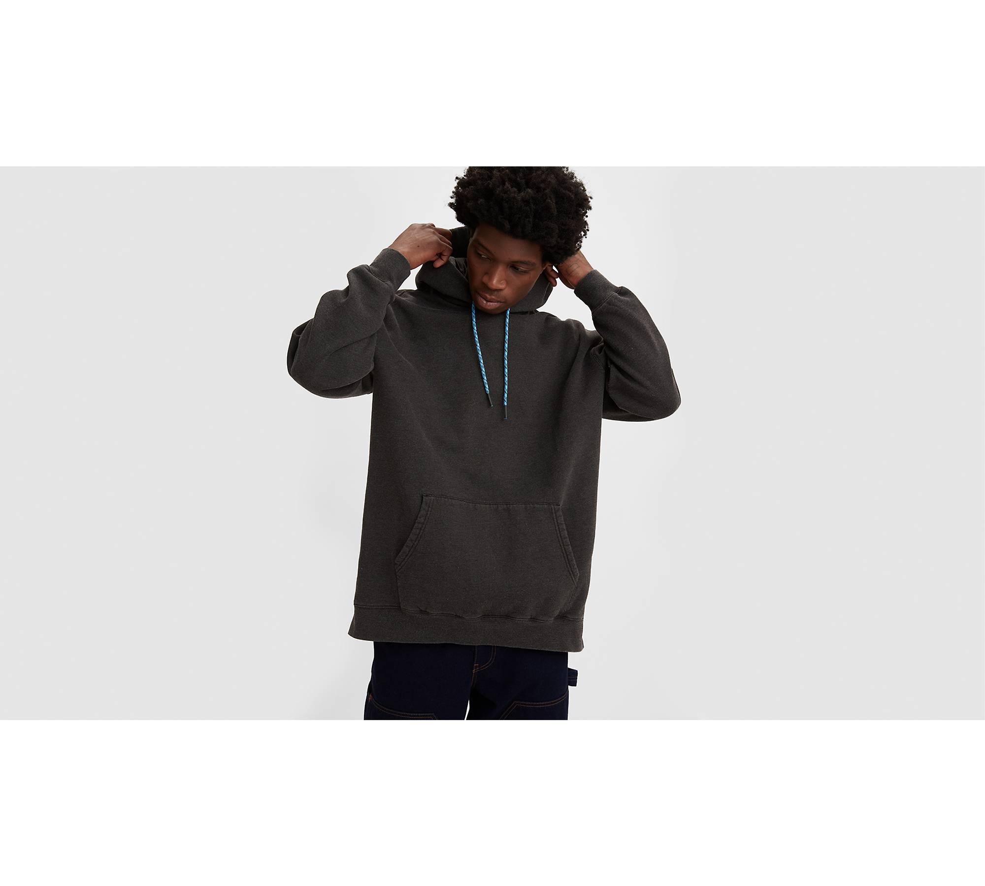 Xl Oversized Hoodie Sweatshirt - Black | Levi's® US