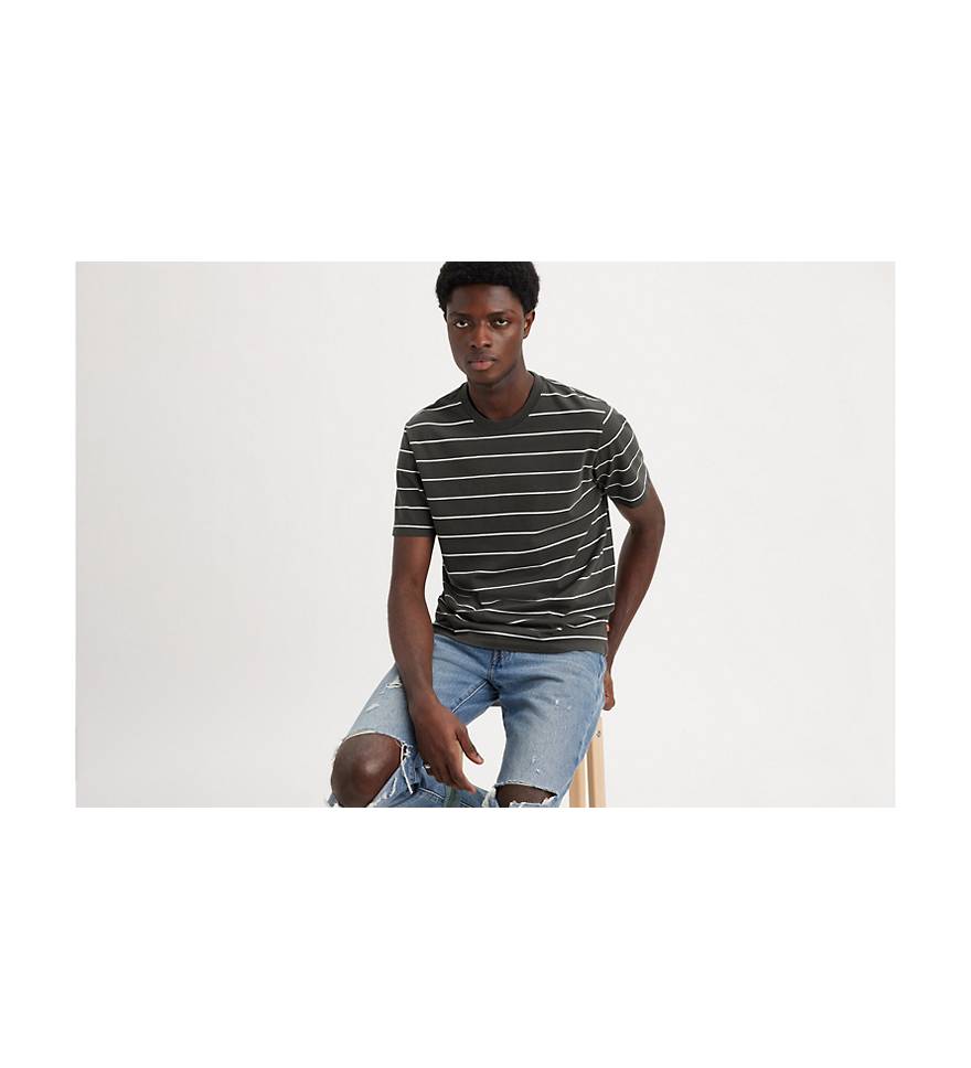 Striped Essential T-shirt - Black | Levi's® US