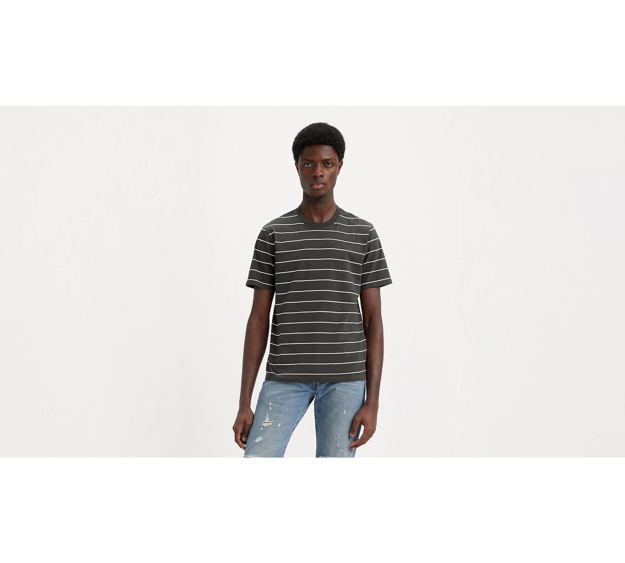 Striped Essential T-shirt - Black | Levi's® US