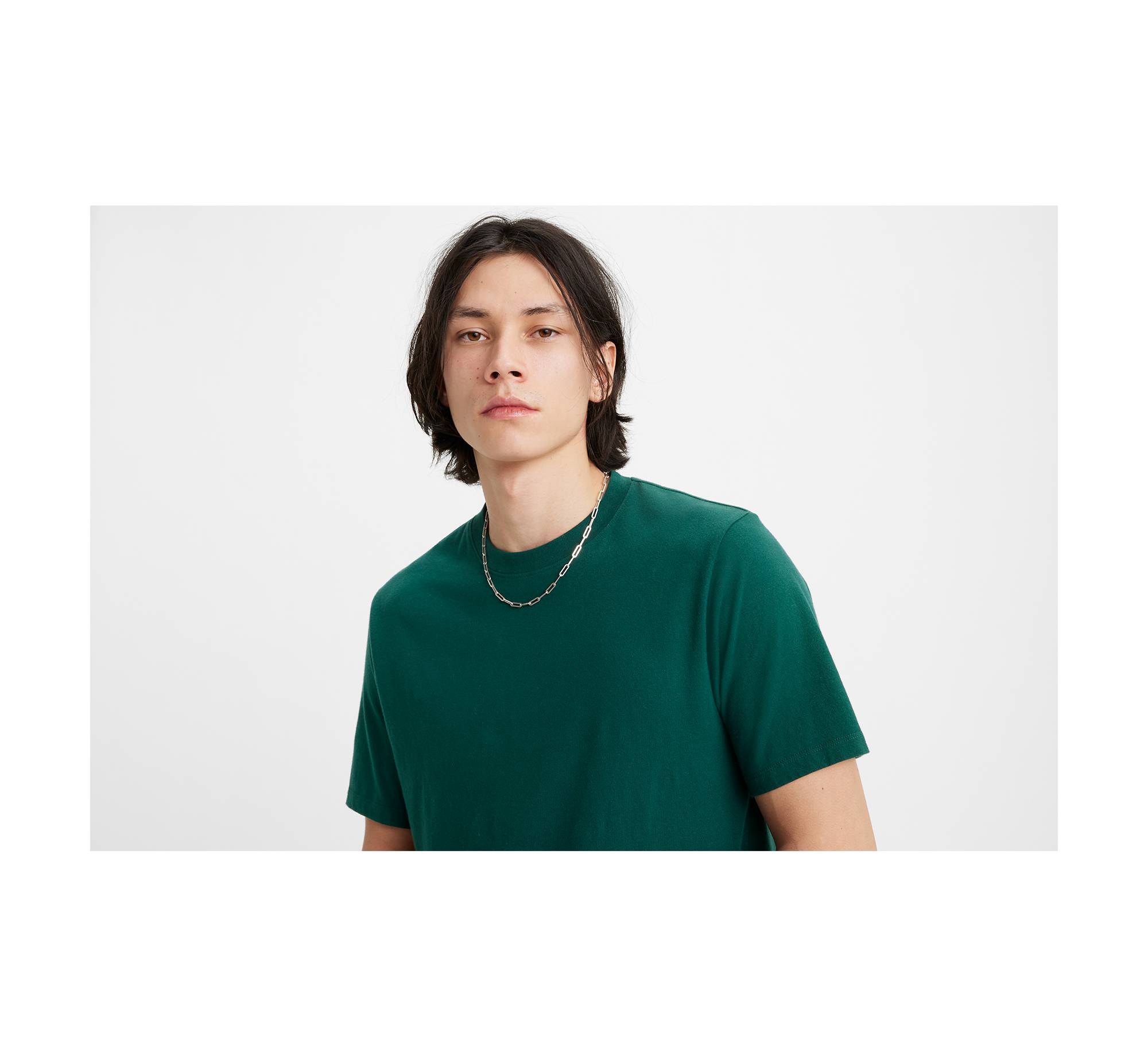 The Essential T-shirt - Green | Levi's® US