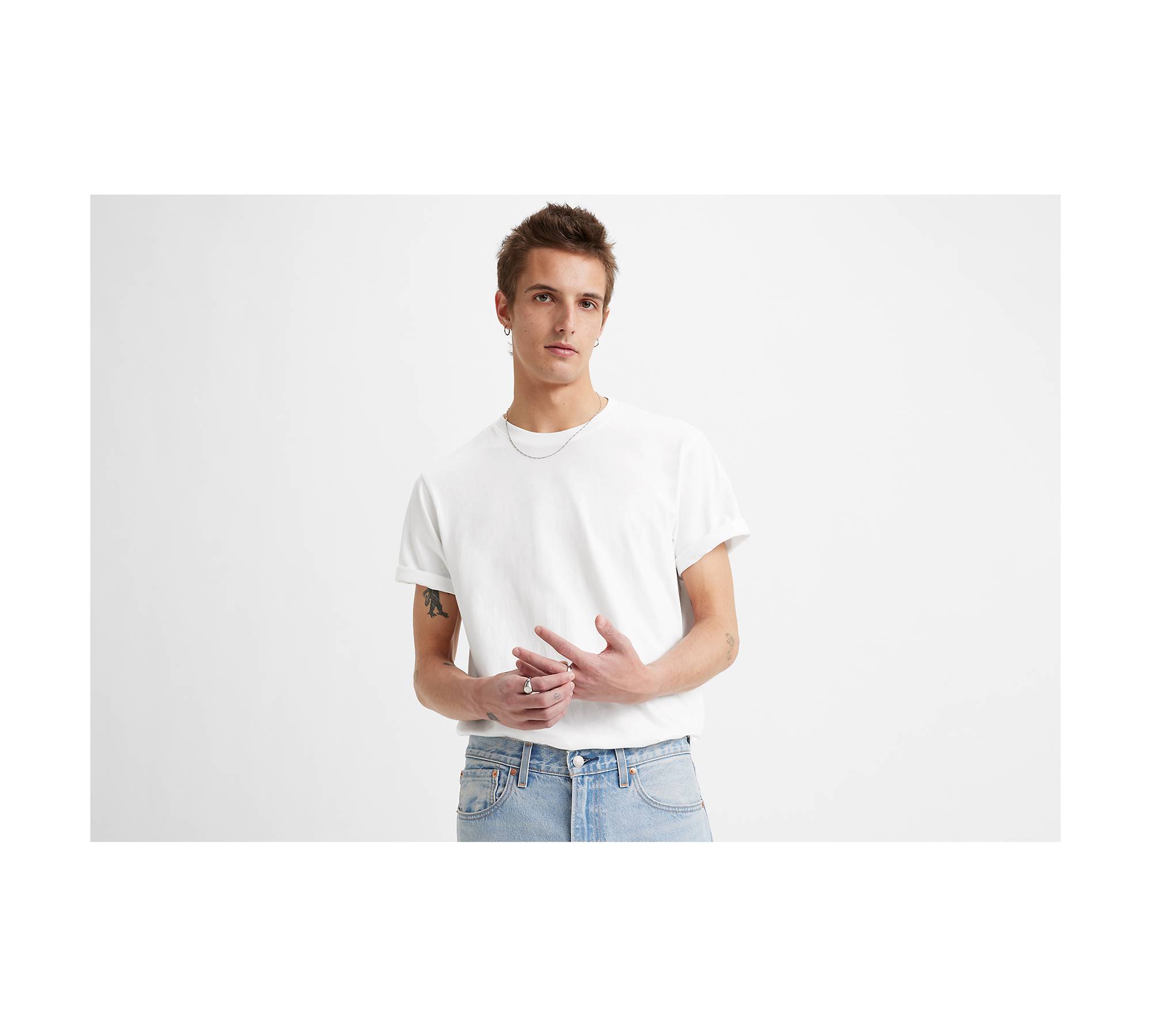 T-Shirt Levis Original Blanc pour Homme