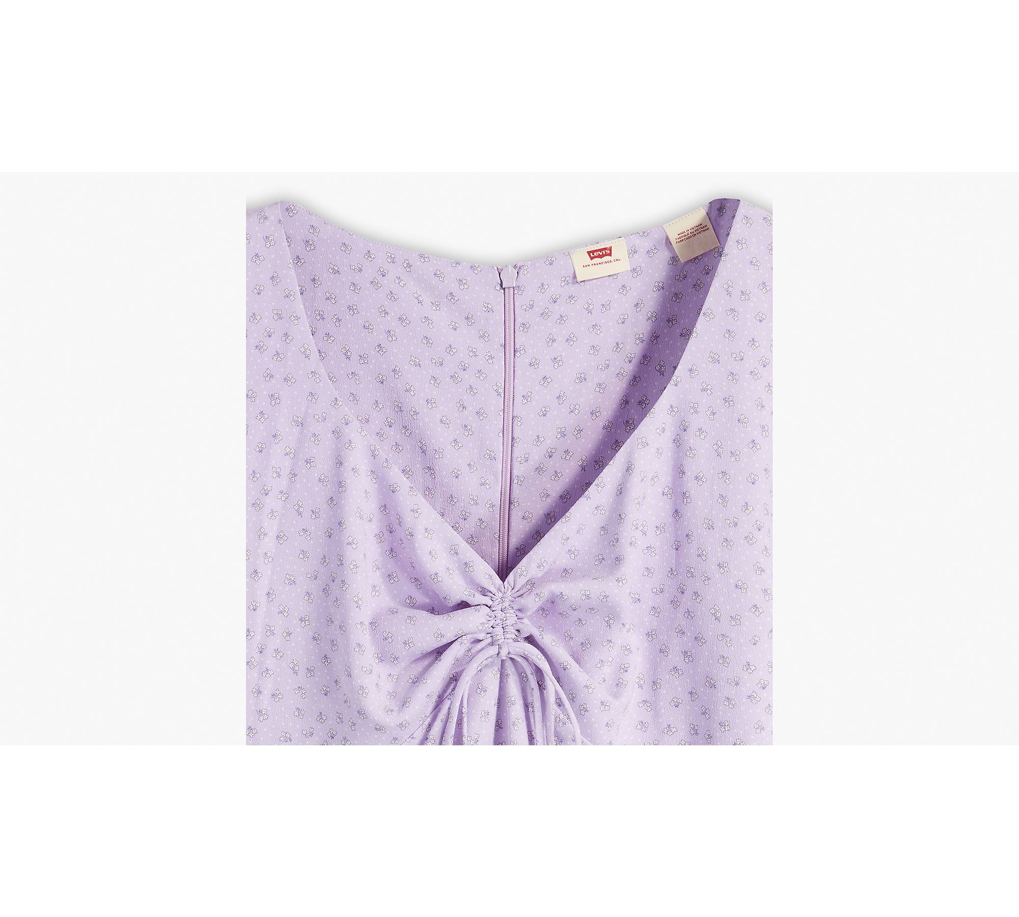 Skylar Flutter Sleeve Dress - Purple