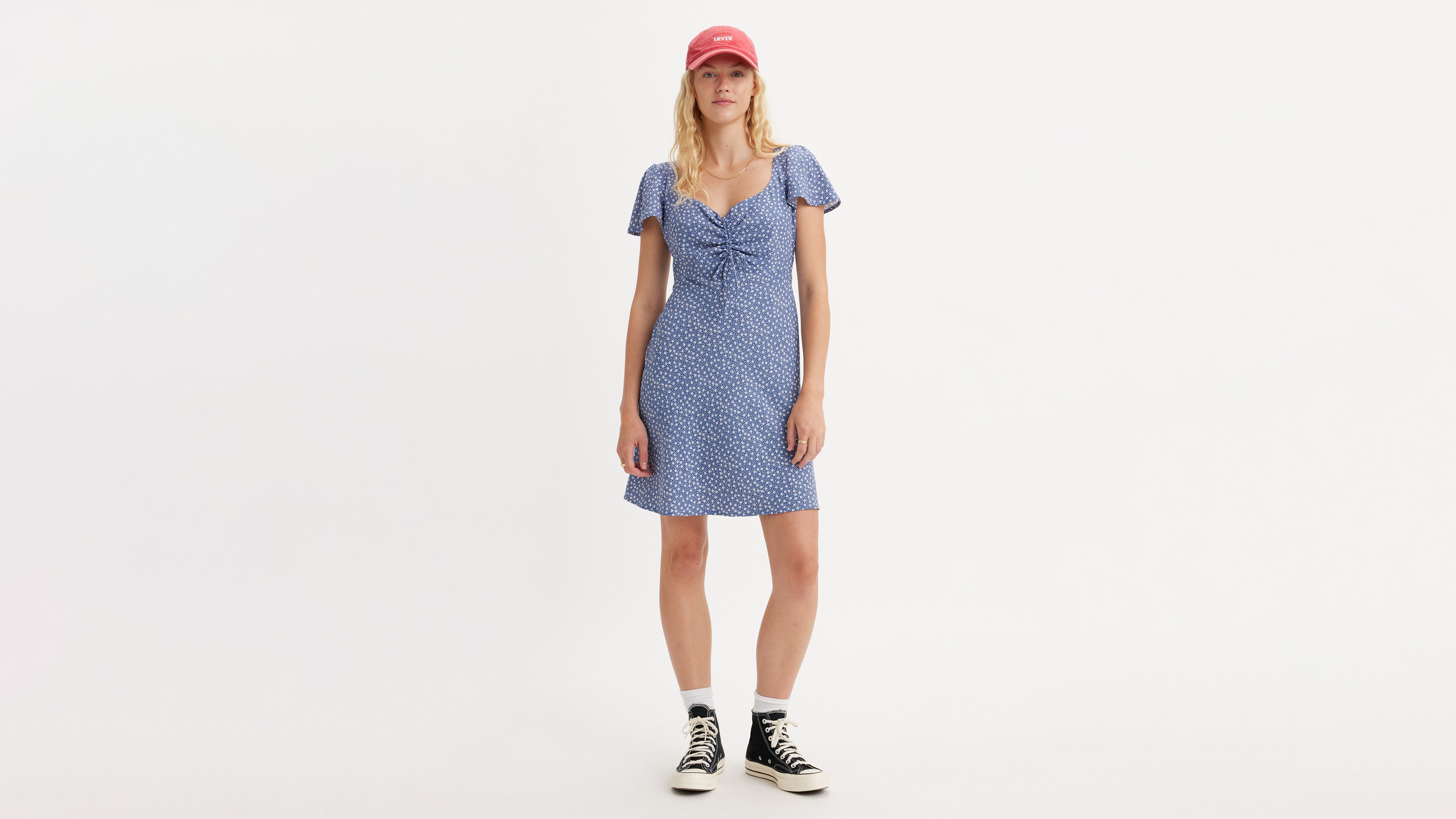 さ*う様 【新品未使用】Little Butterfly Sleeve Dres Stroll The Garden Butterfly Lace A-Line Mini Dress | Windsor