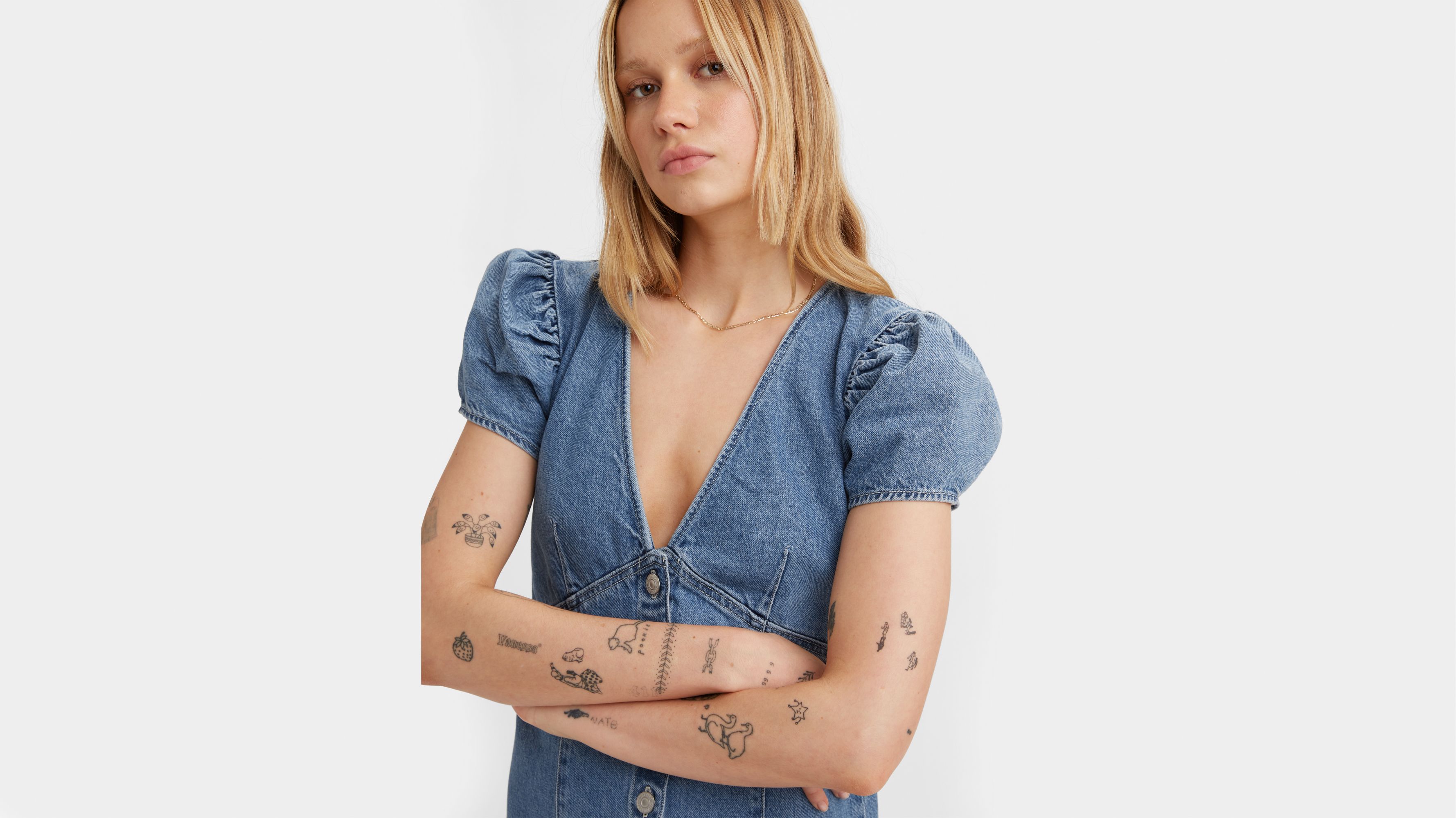 Erin Mini Denim Dress 4