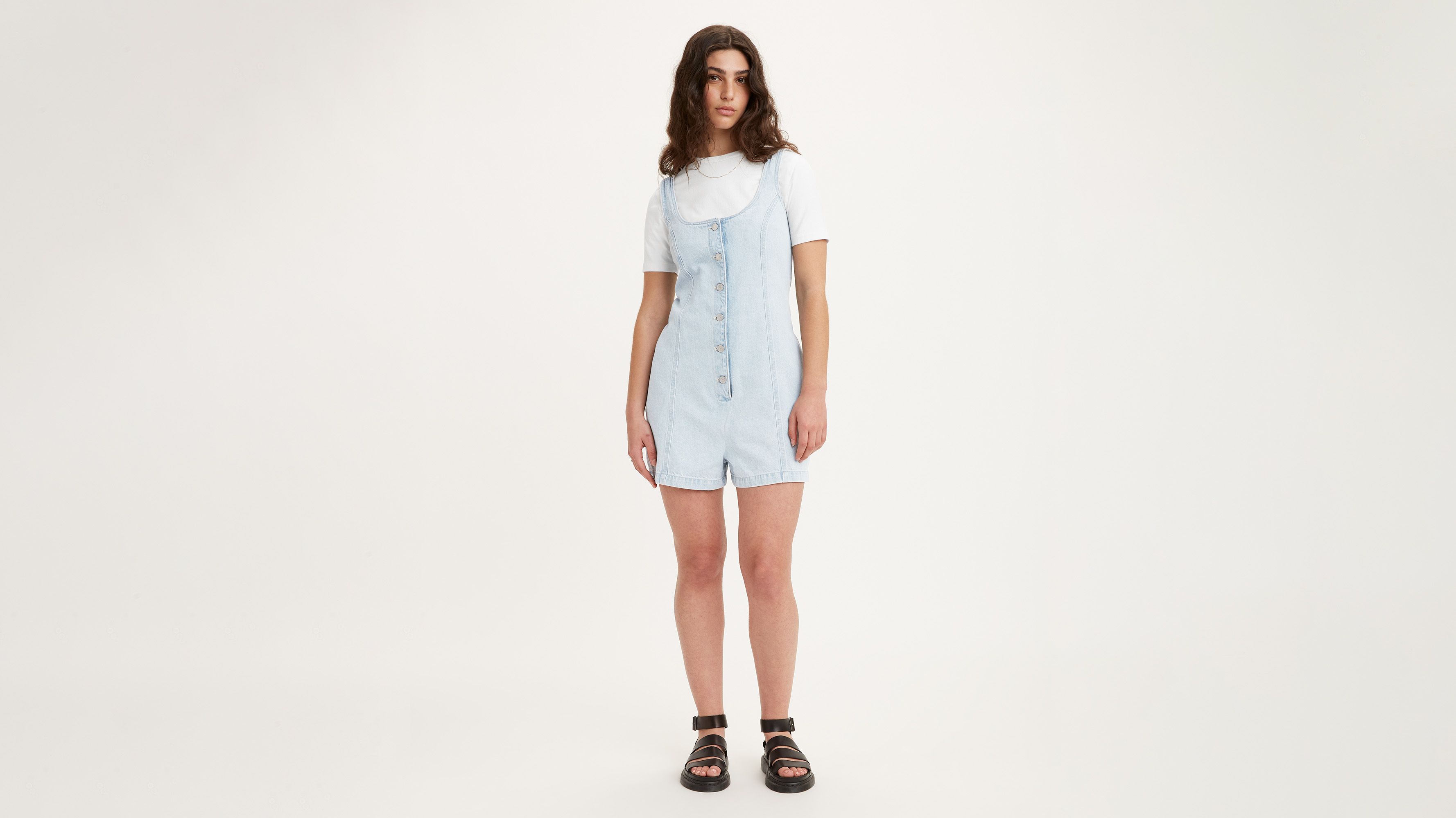 Alek Denim Romper 1