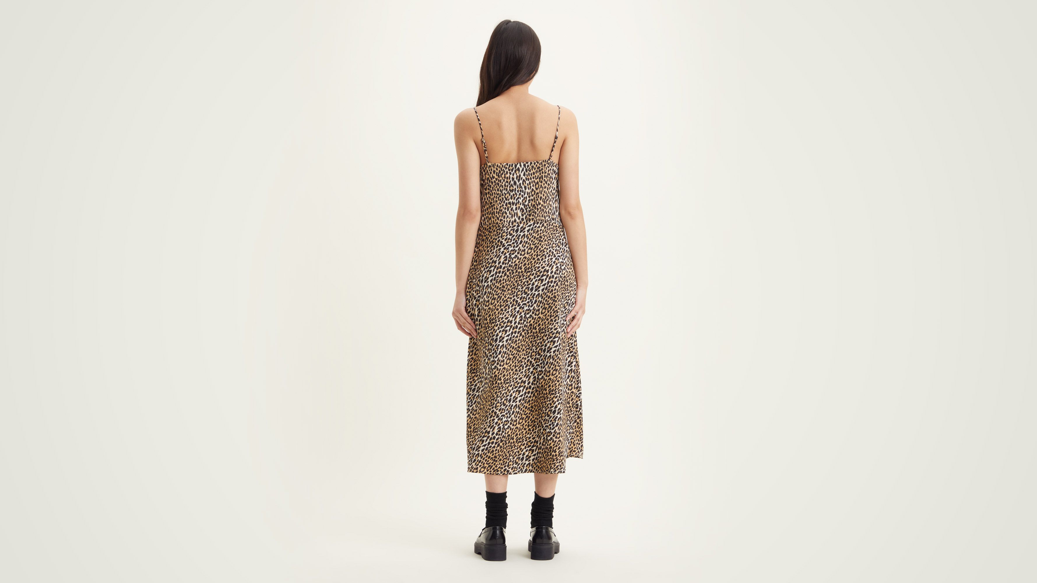 slip dress leopard print