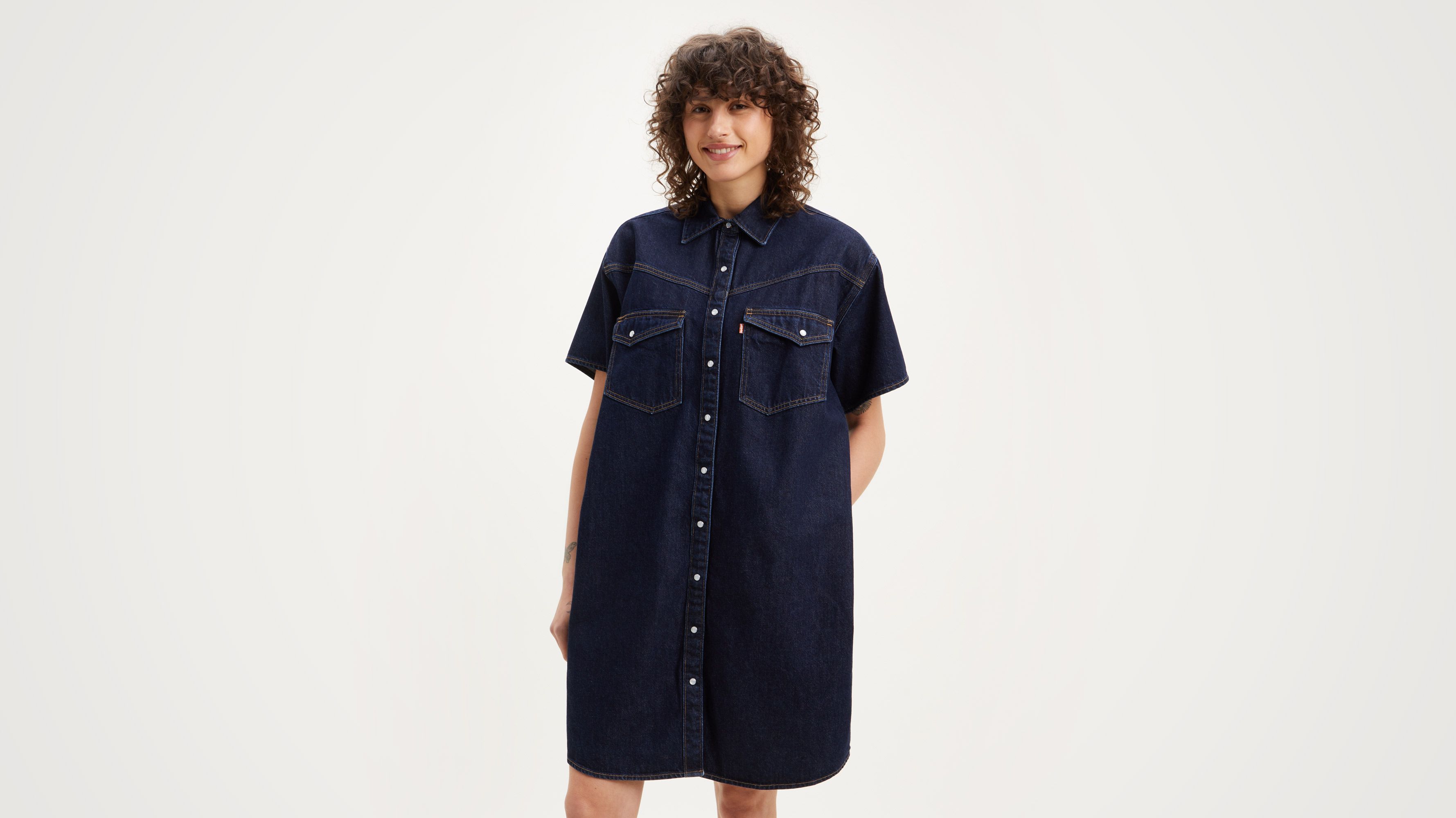 Top 39+ imagen levi’s elowen western dress