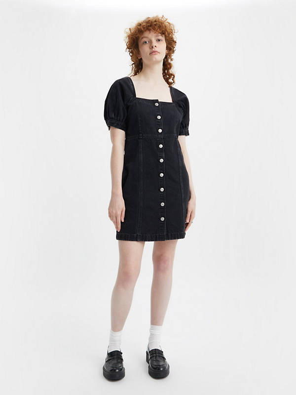 Rhode Denim Mini Dress - Black | Levi's® GE