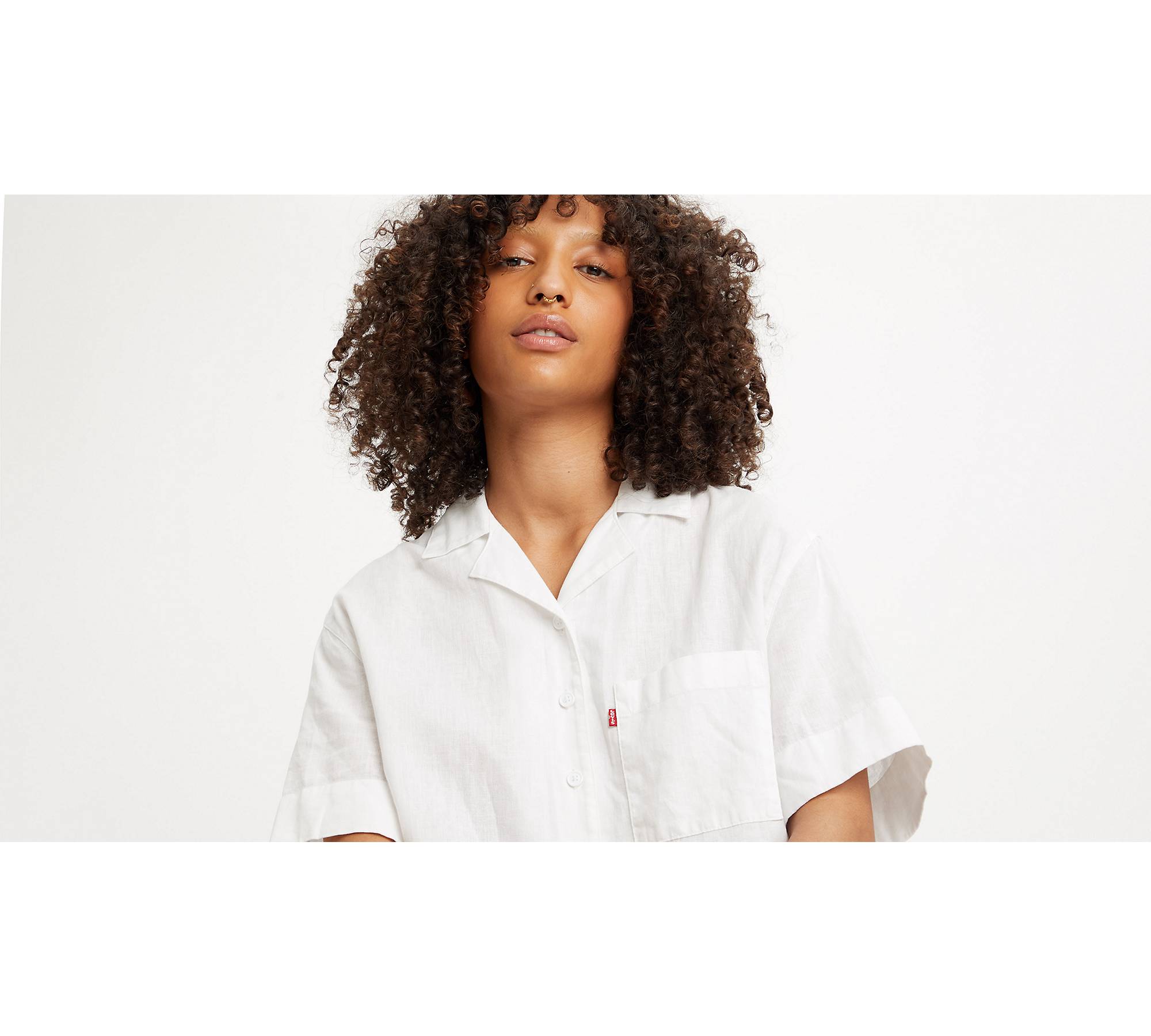 Ari Short Sleeve Resort Shirt - White | Levi's® FR