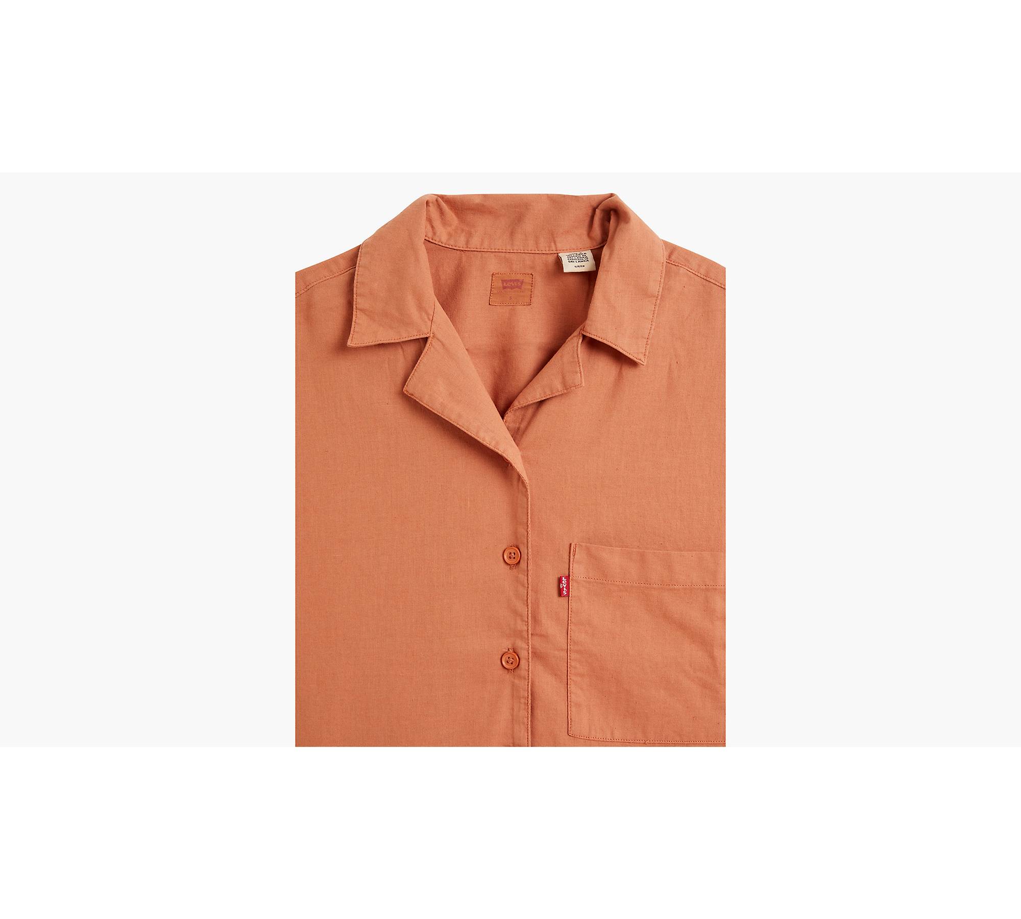 Tijdreeksen Saai Ster Ari Resort Overhemd Met Korte Mouwen (grote Maat) - Oranje | Levi's® NL