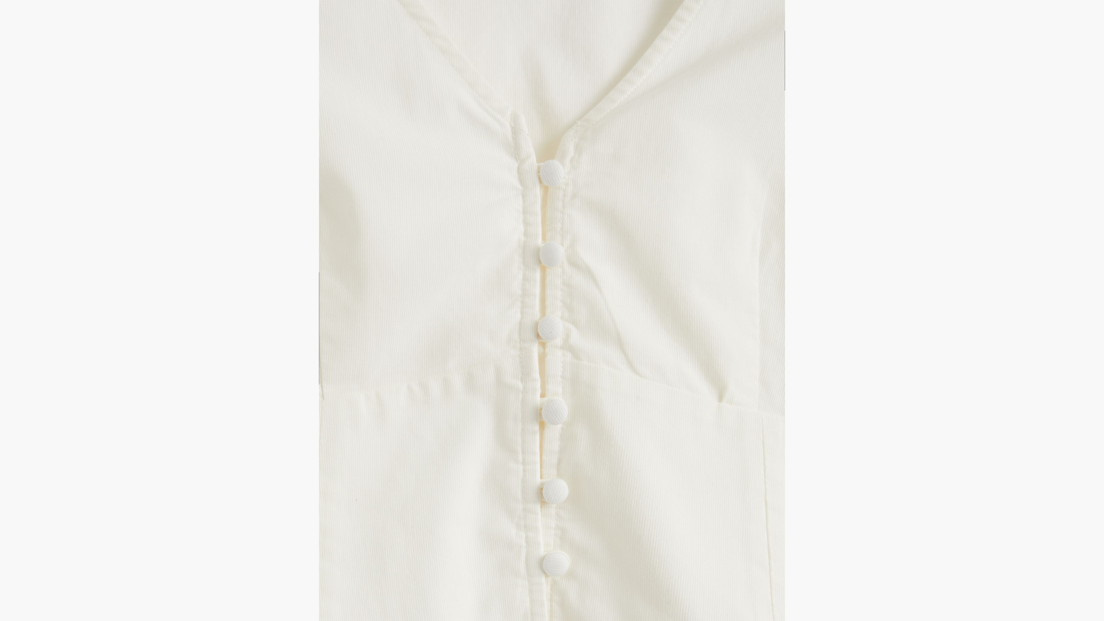 louren gather volume blouse（White） Storia Volume Sleeve Blouse - White | Levi's® US