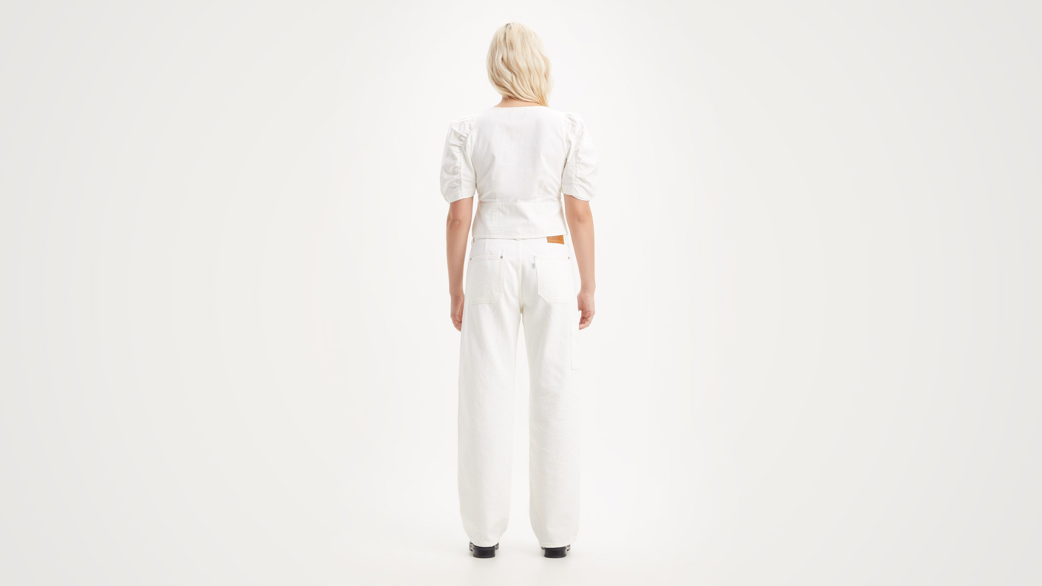 Storia Volume Sleeve Blouse - White | Levi's® US