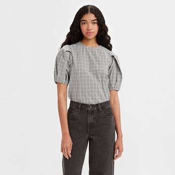 Zaida Sculptural Blouse - Multi-color | Levi's® US Zaida Sculptural Blouse - Multi-color | Levi's® US