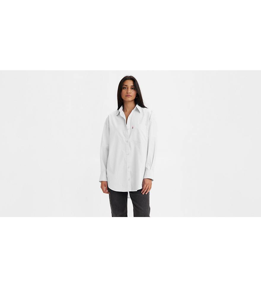 Levi's Nola Button Up Shirt - Women's - Bright White L