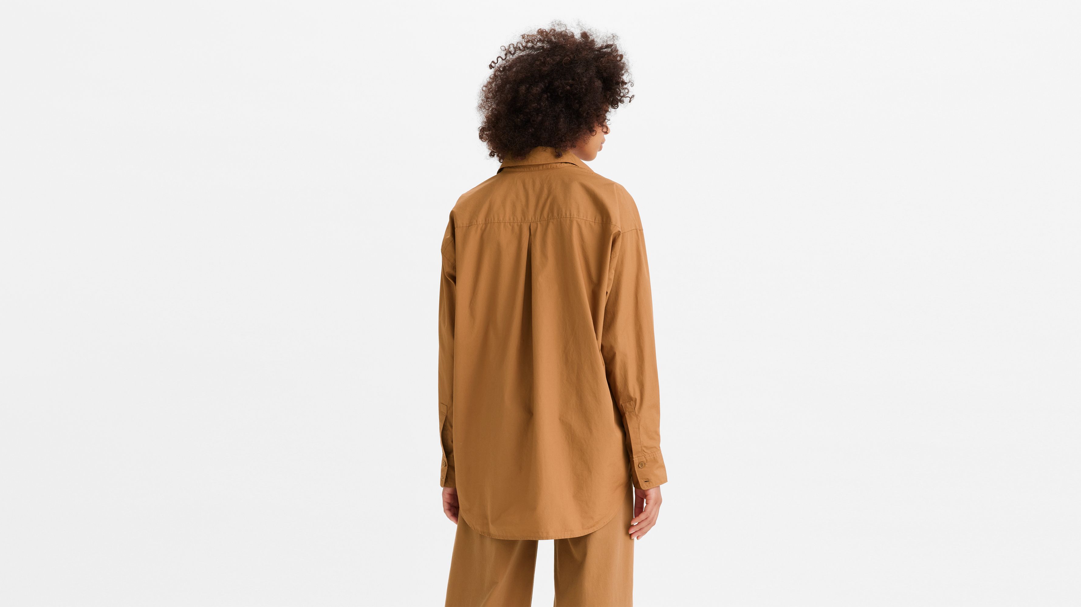 Nola Oversized Button Up Shirt - Brown | Levi's® US