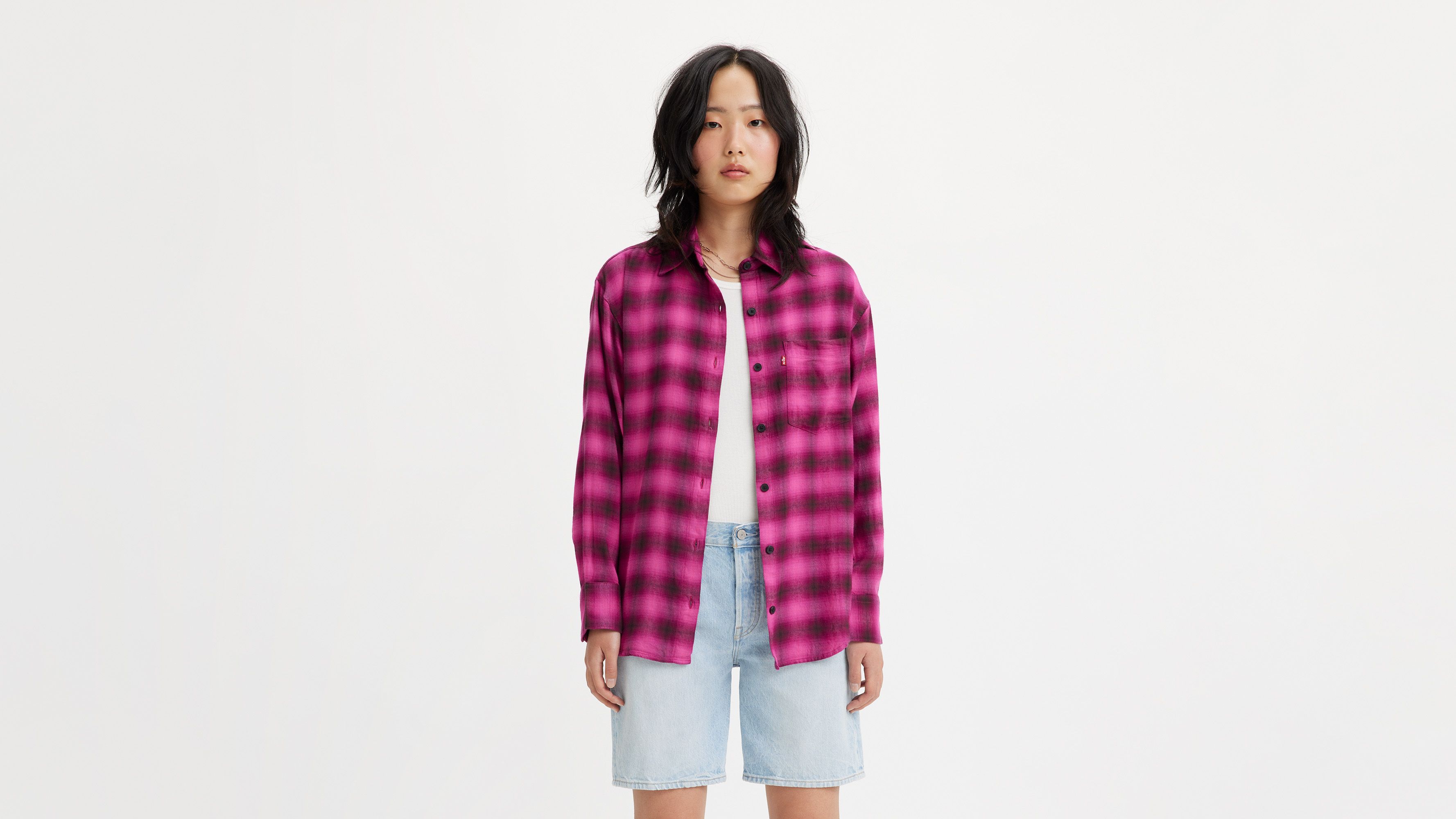 Nola Plaid Button Up Shirt 2