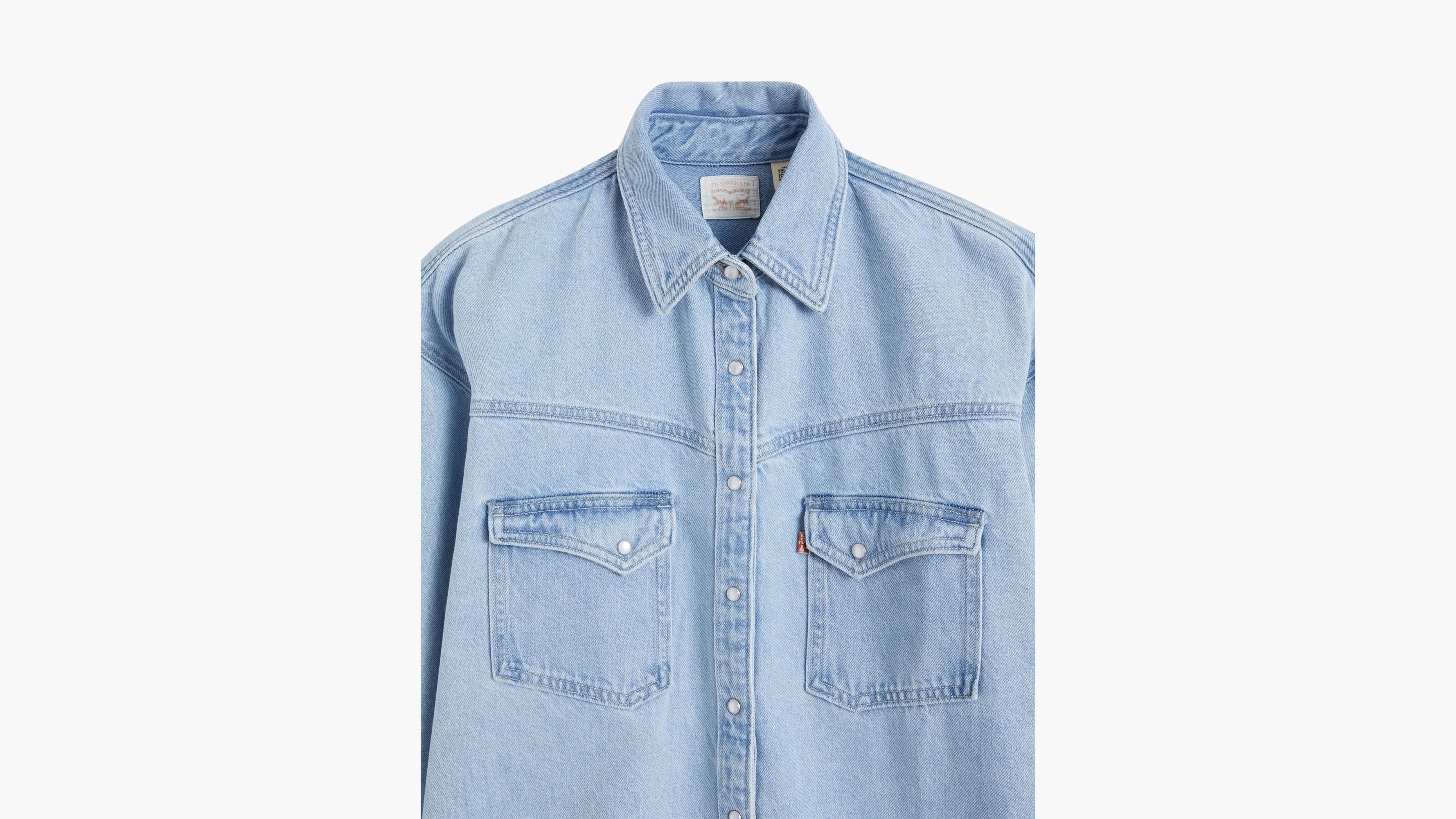 LEVIS DORSEY XL WESTERN INDIGO STONEWASH - The Choice Shop