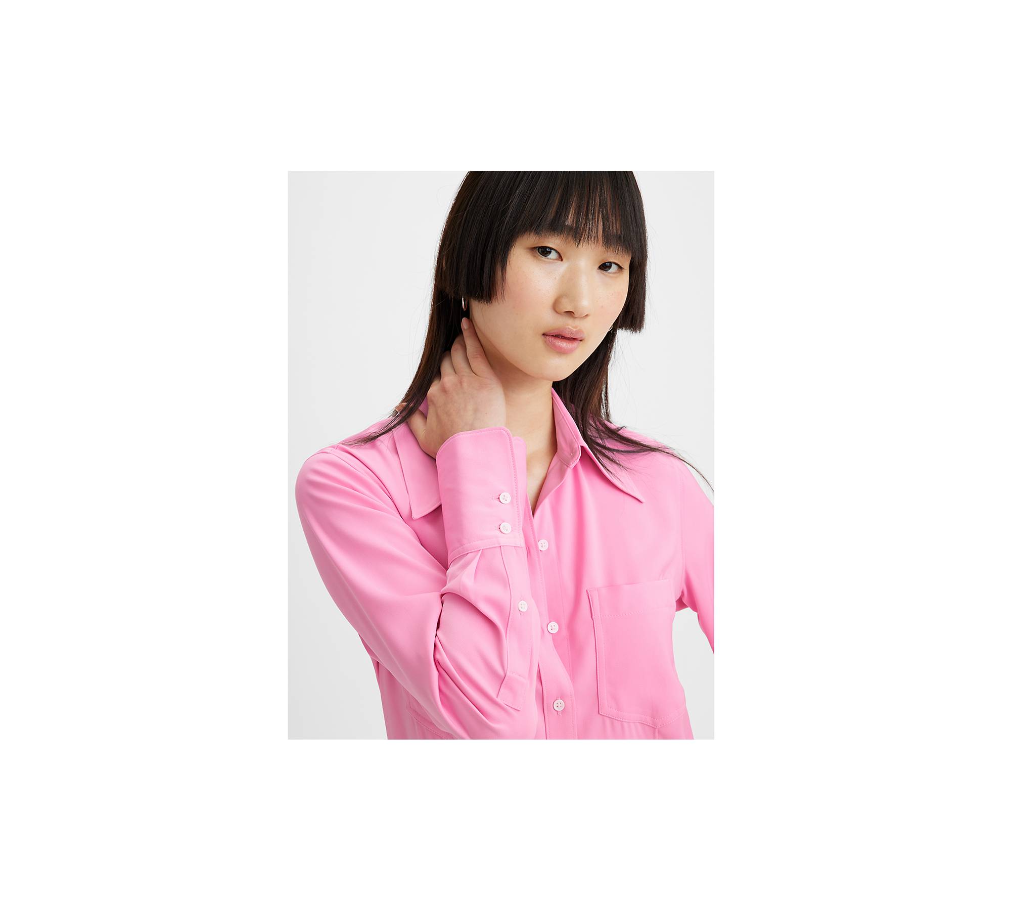 Rilynn Silky Shirt - Pink | Levi's® US