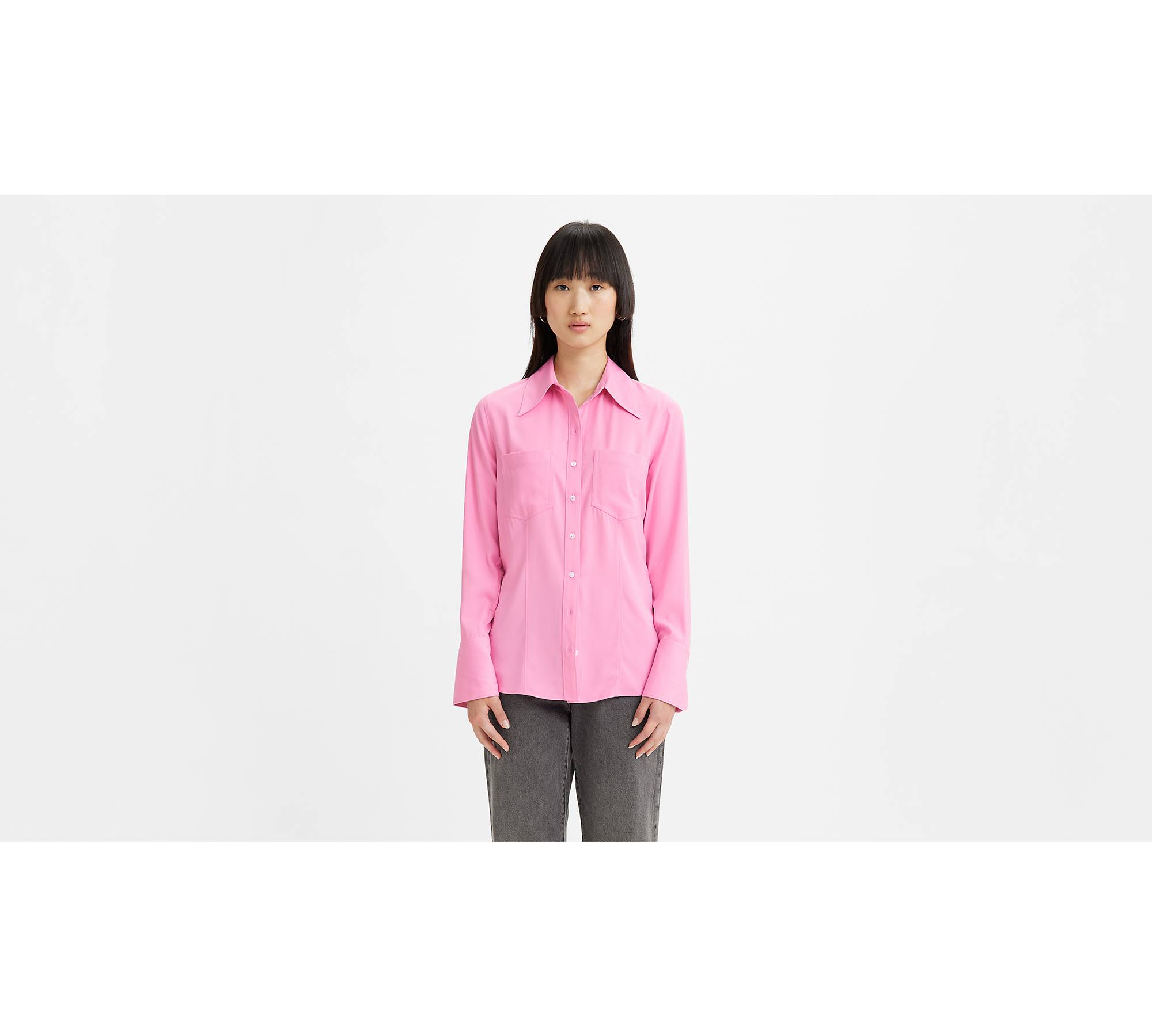 Rilynn Silky Shirt - Pink | Levi's® US