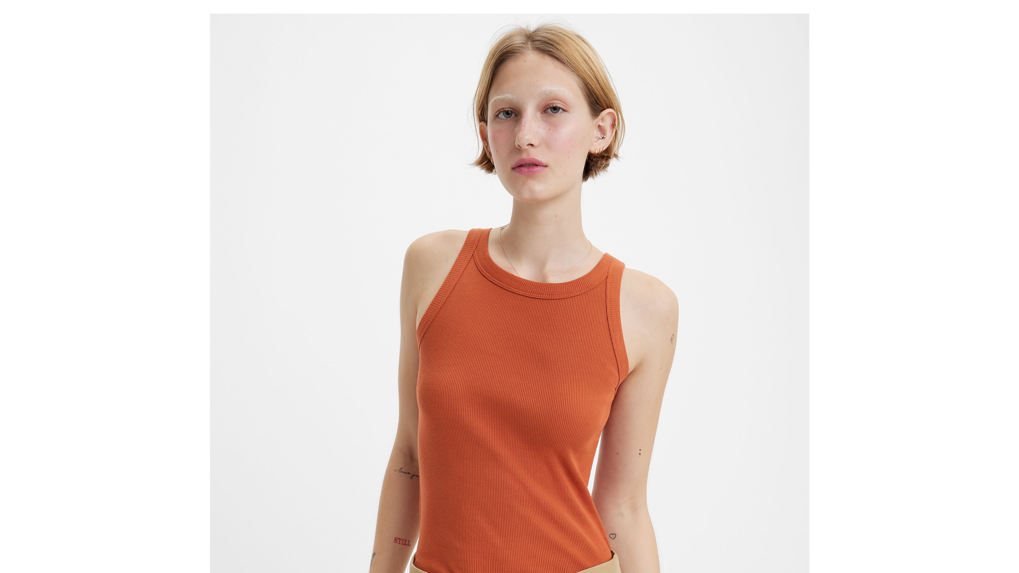 ■Rest & Recreation■ RACER TANK TOP LIGHT GREY RR252TP002L Amazon.com: Clementine Apparel Women's Ideal Racerback Tank