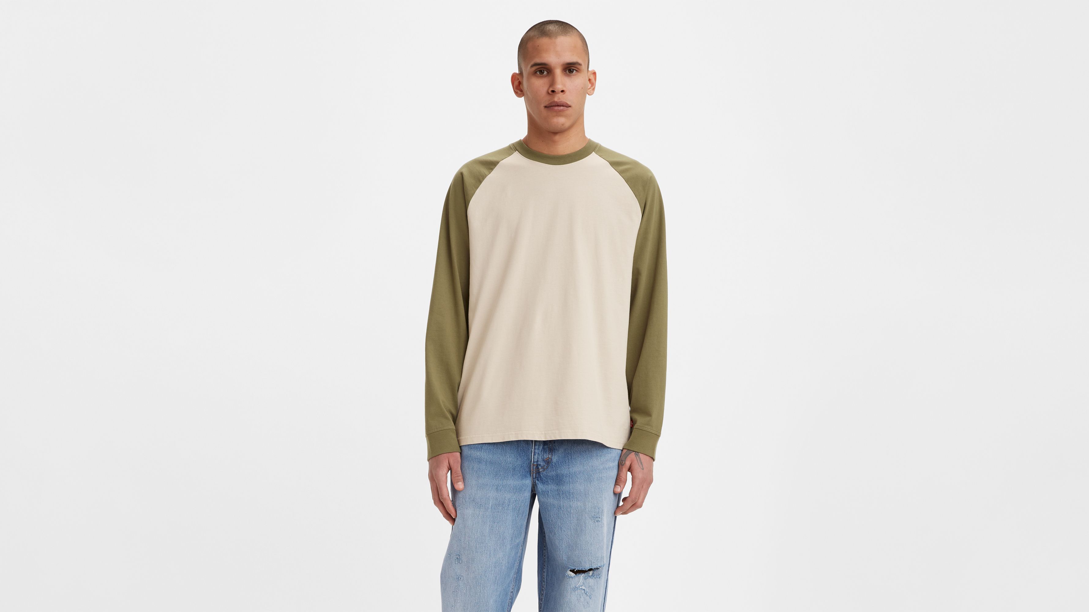 Levi long sleeve sales t shirt mens