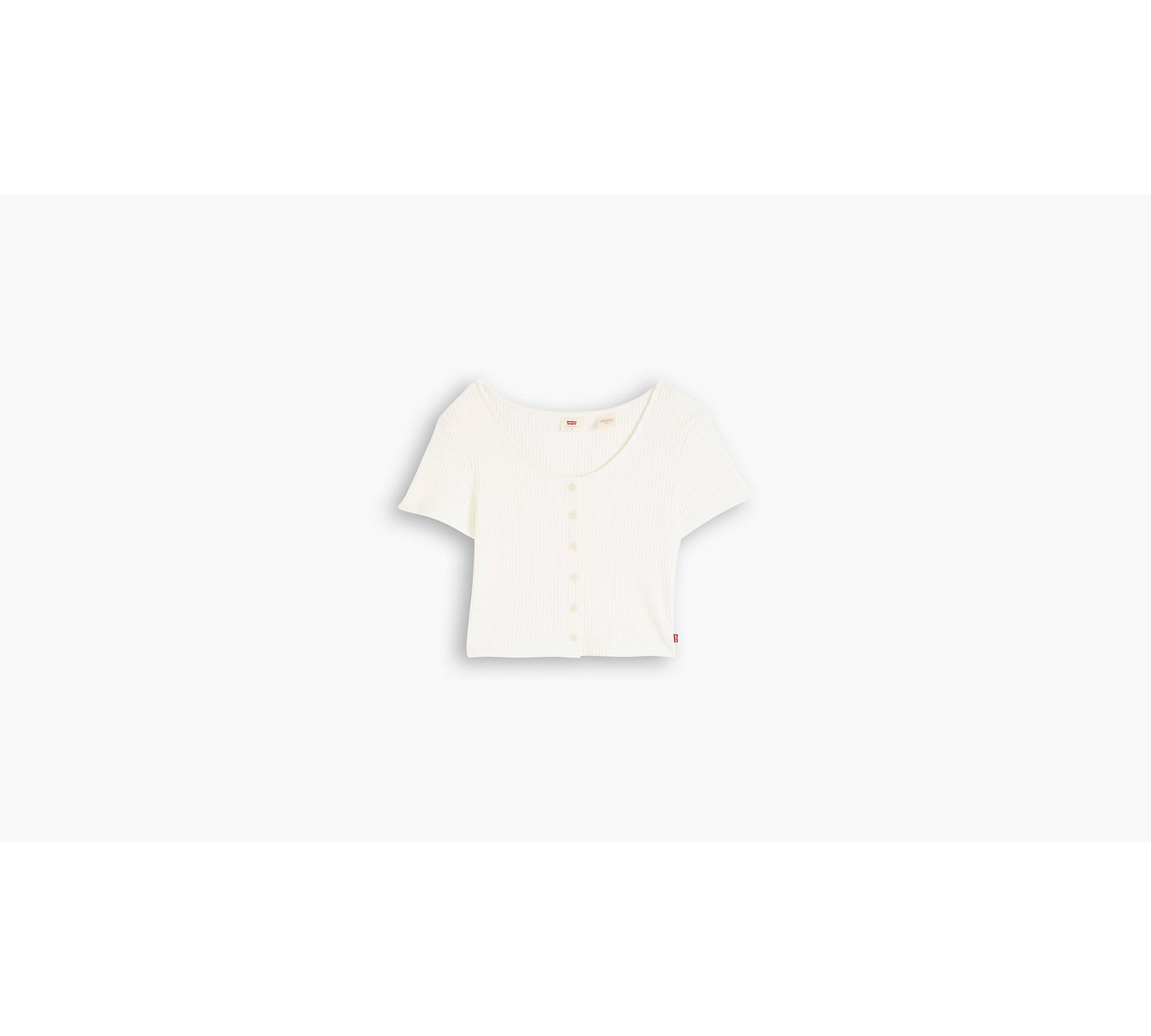 Short Sleeve Rach Top - White | Levi's® CA