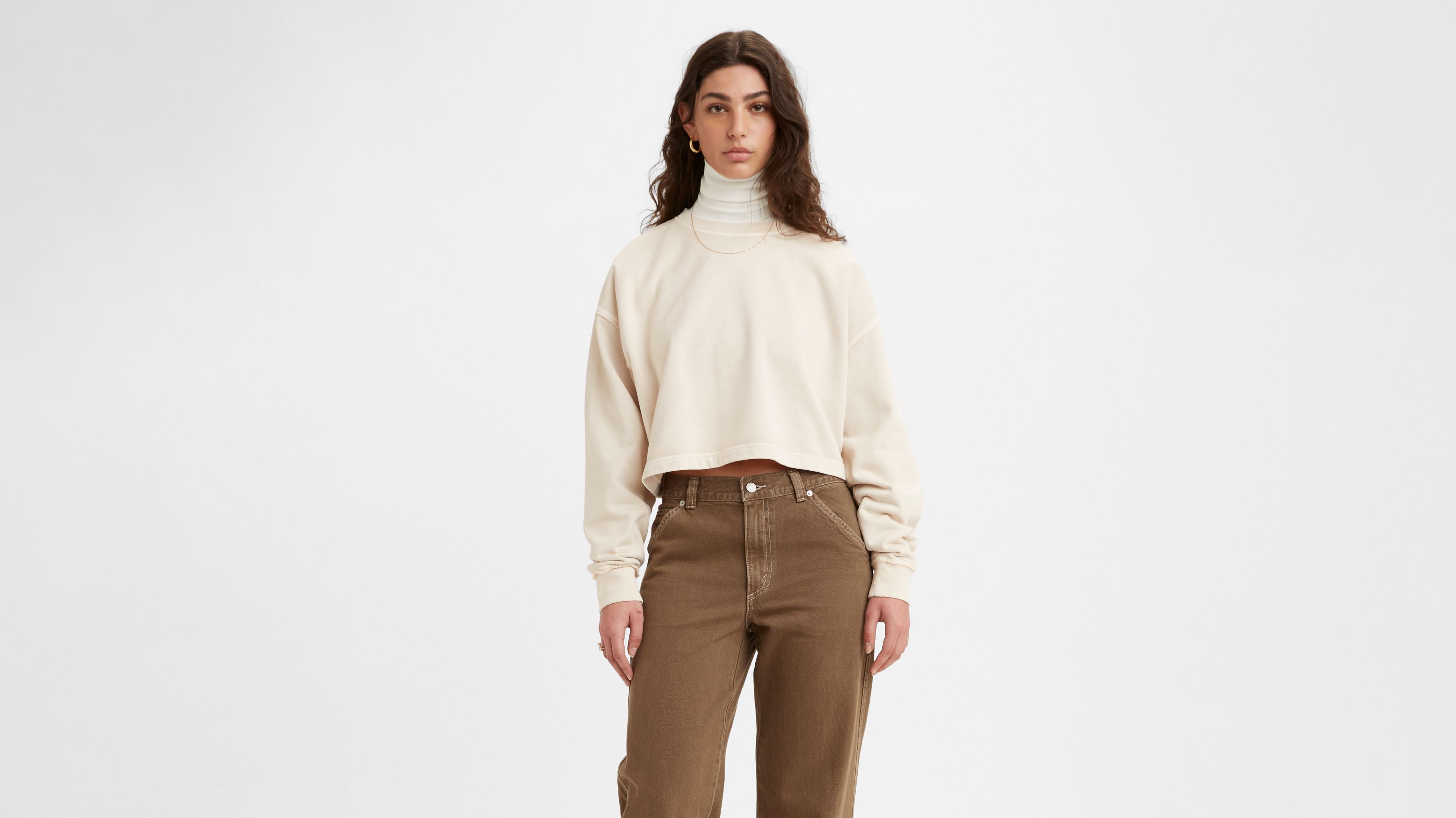 Roonie Cropped Sweatshirt 2